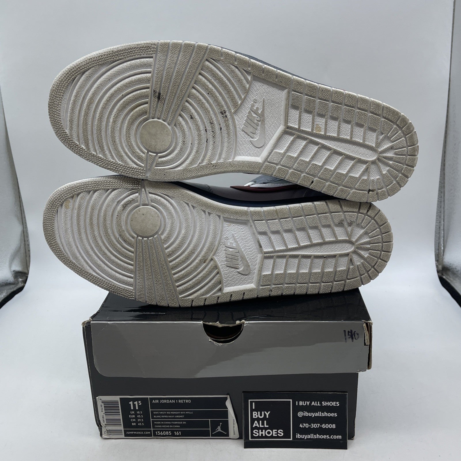 Size 11.5 - Air Jordan 1 Retro Olympic (136085-161)
