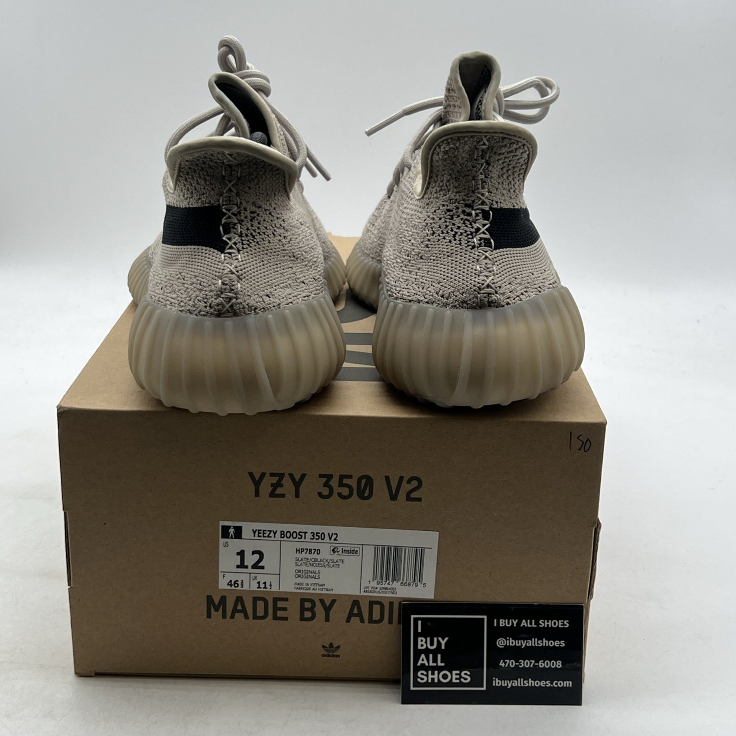 Size 12 - adidas Yeezy Boost 350 V2 Low Slate (HP7870)
