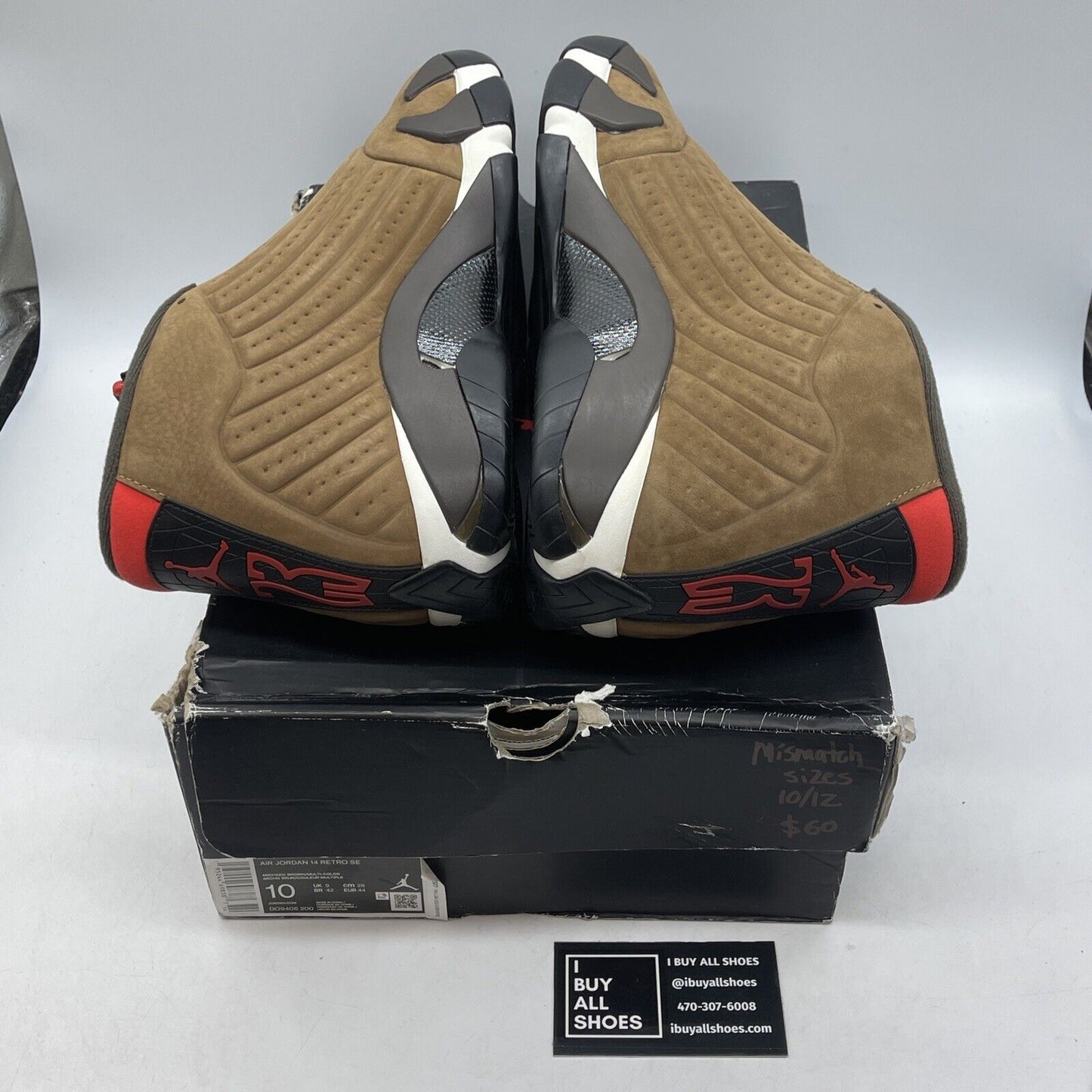 Size 10 & 12 - Air Jordan 14 Retro Winterized Brown (DO9406-200) (MISMATCH)