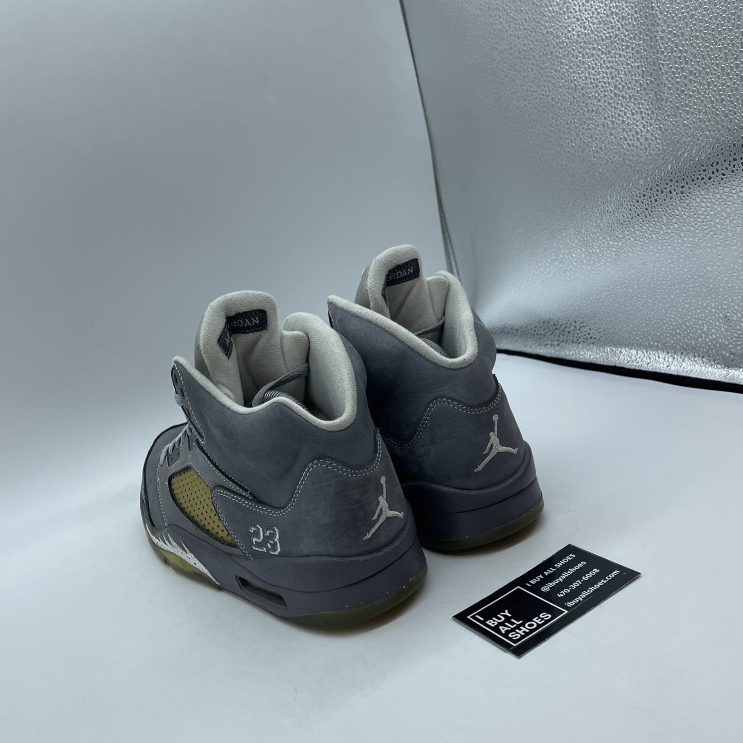 Size 10 - Air Jordan 5 Retro 2011 Wolf Grey (136027-005)