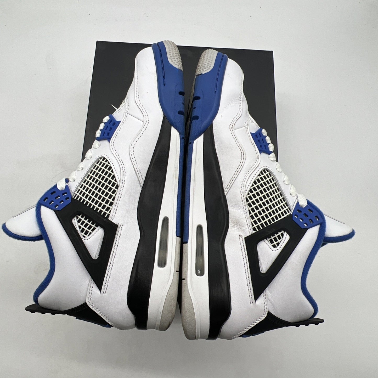 Size 9.5 - Air Jordan 4 Retro Mid Motorsports (308497-117)