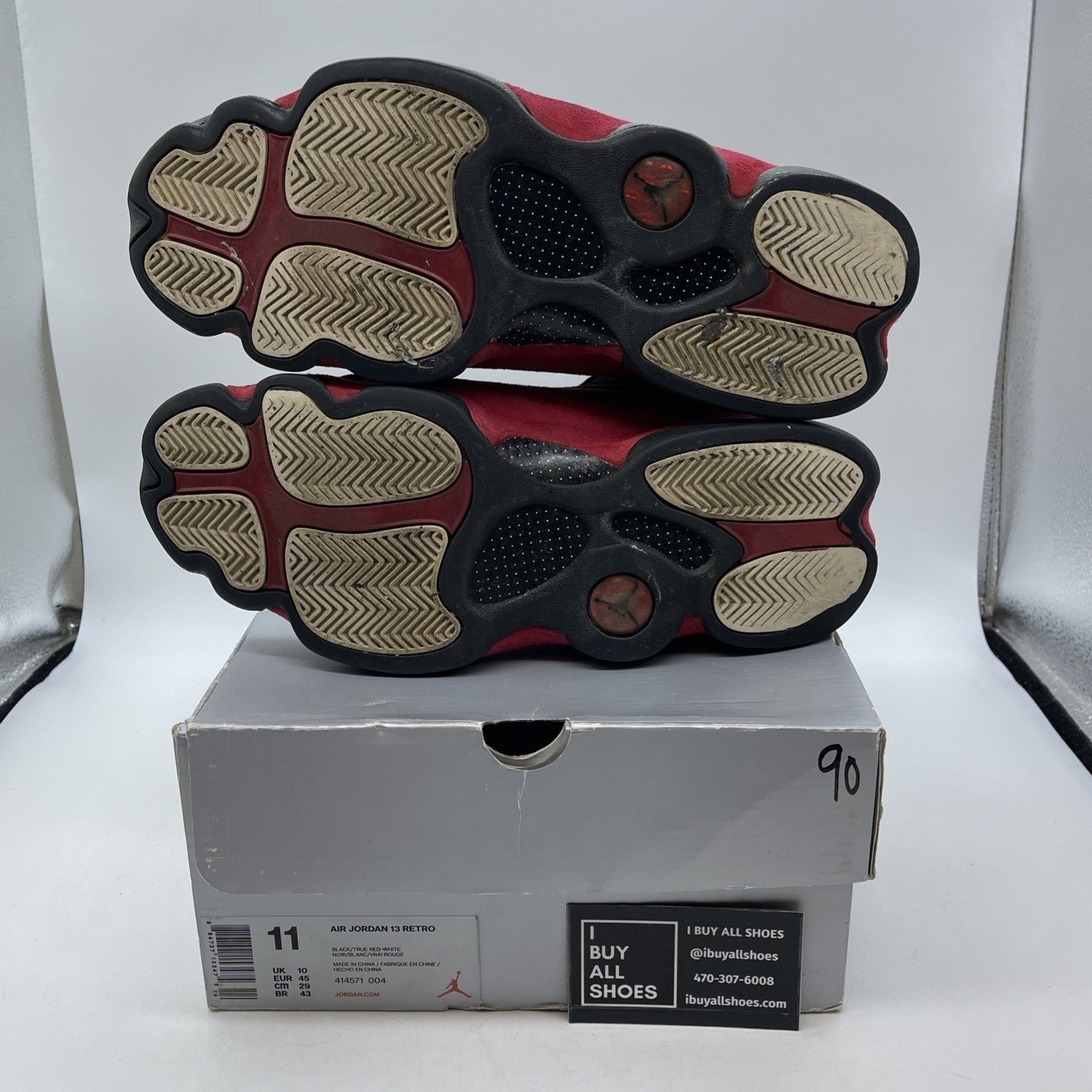 Size 11 - Air Jordan 13 Retro Bred 2017 (414571-004)