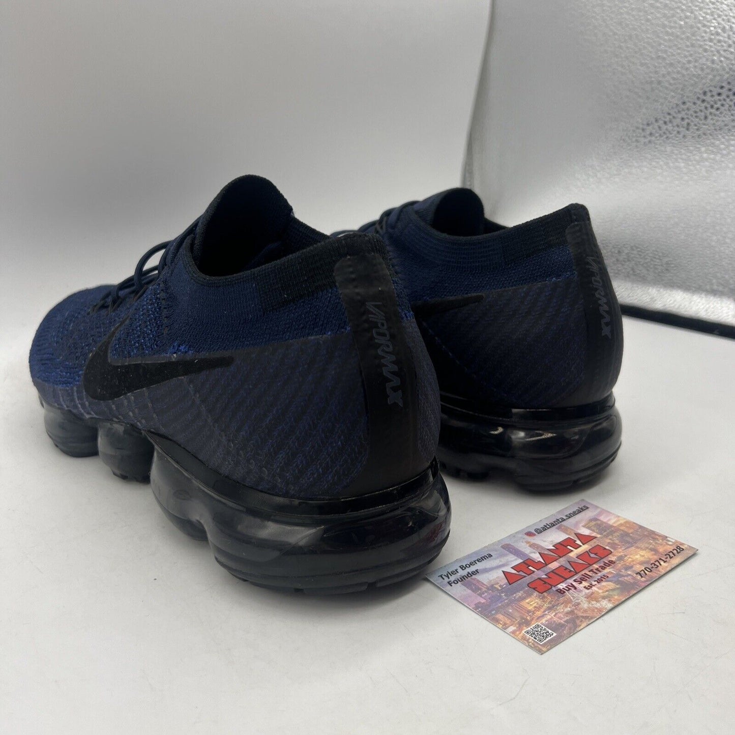 Size 12 - Nike Air VaporMax Midnight Navy Black (849558-400)