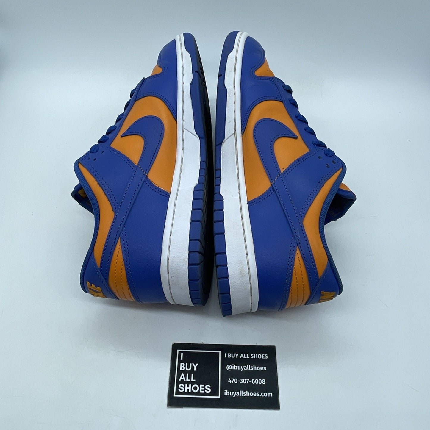 Size 11 - Nike Dunk Low Knicks Blue Orange Leather (DV0833-800)