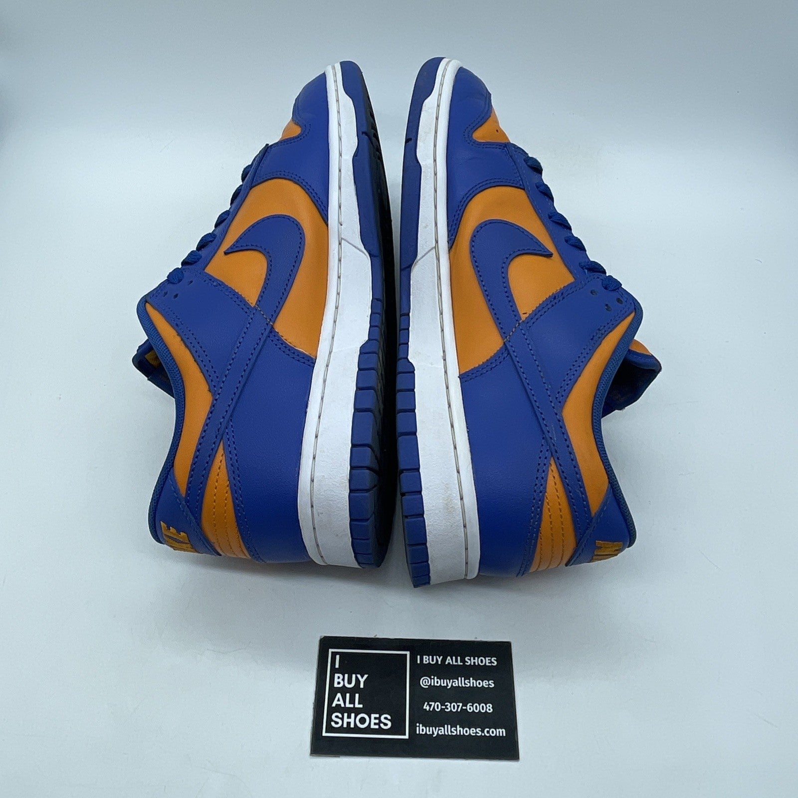 Size 11 - Nike Dunk Low Knicks Blue Orange Leather (DV0833-800)