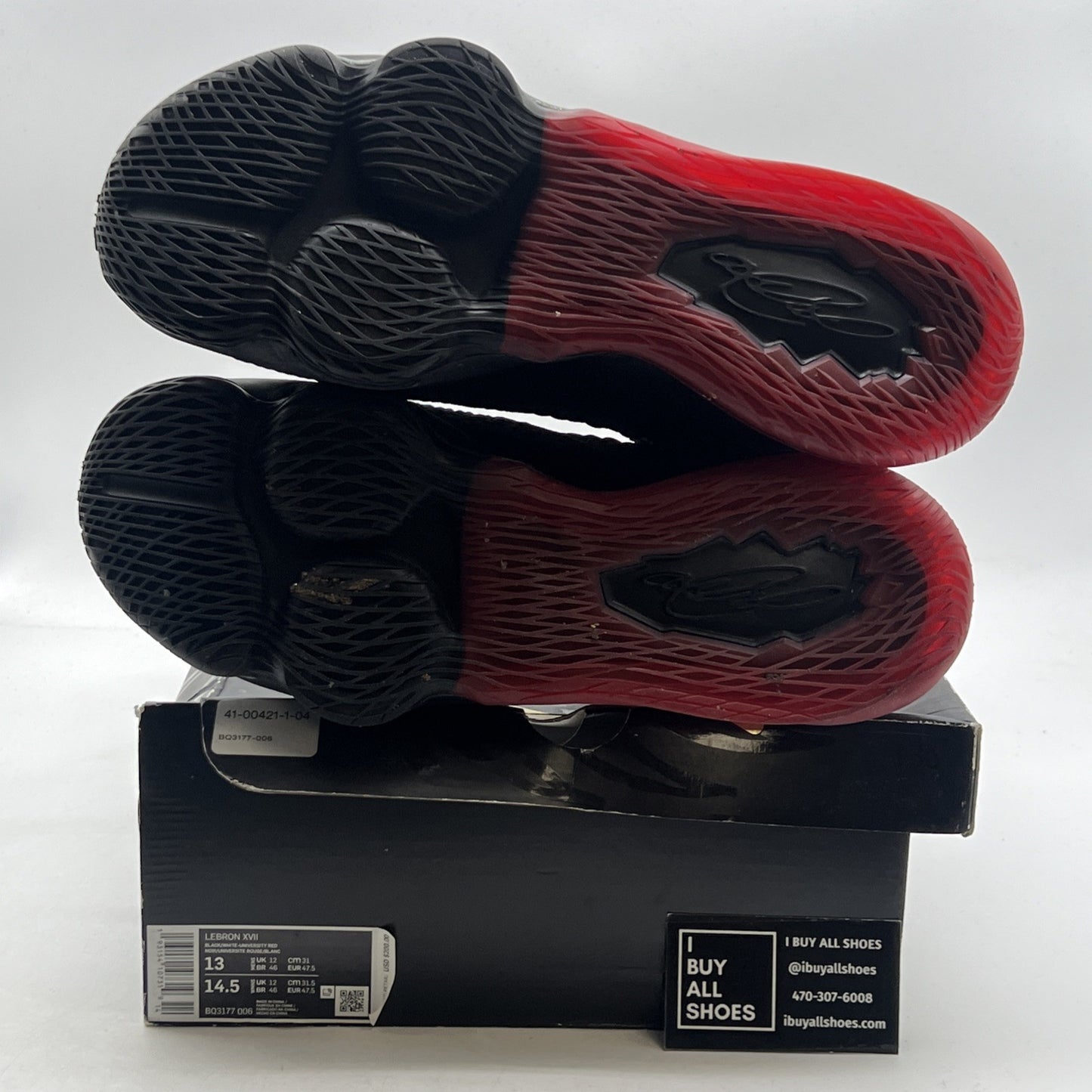 Size 13 - Nike LeBron 17 Infrared VI (BQ3177-006)