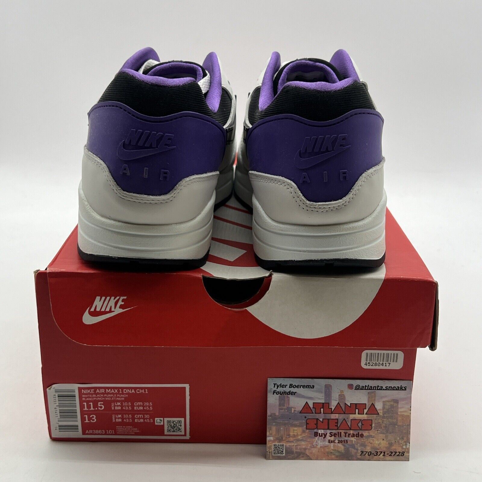 Size 11.5 - Nike Air Max 1 DNA Series (AR3863-101)