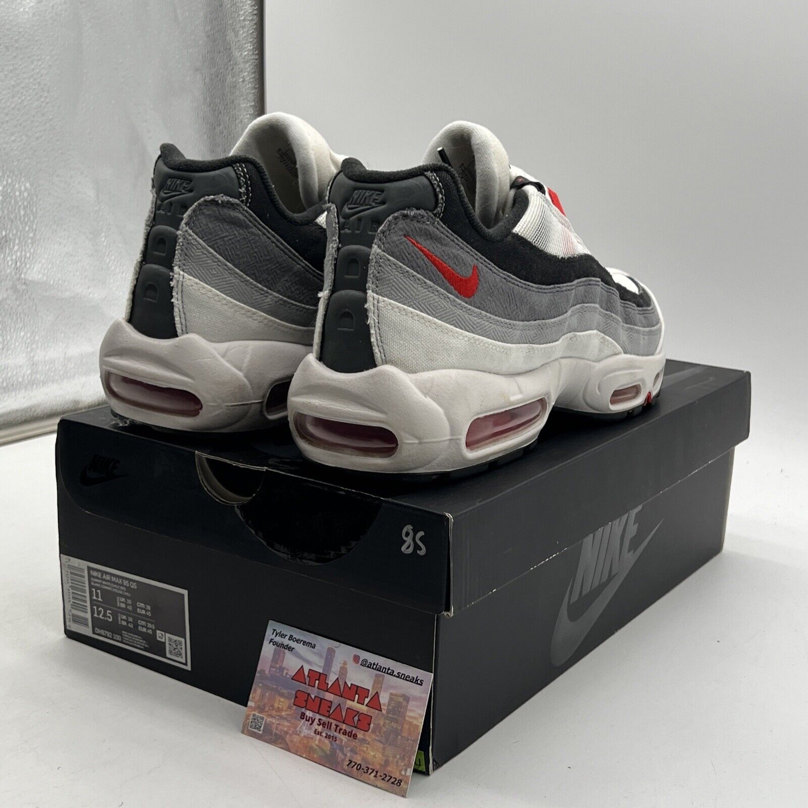 Size 11 - Nike Air Max 95 QS Japan Black Grey Red White (DH9792-100)