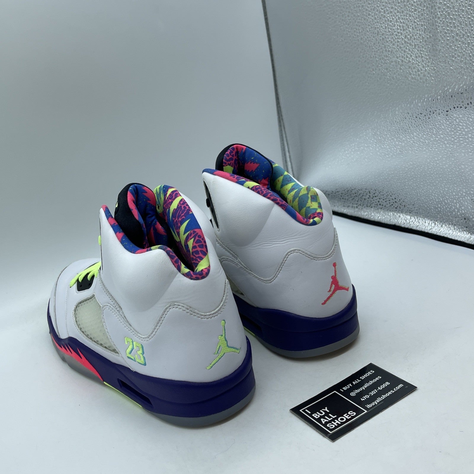 Size 13 - Jordan 5 Retro Alternate Bel-Air White Purple Leather (DB3335-100)
