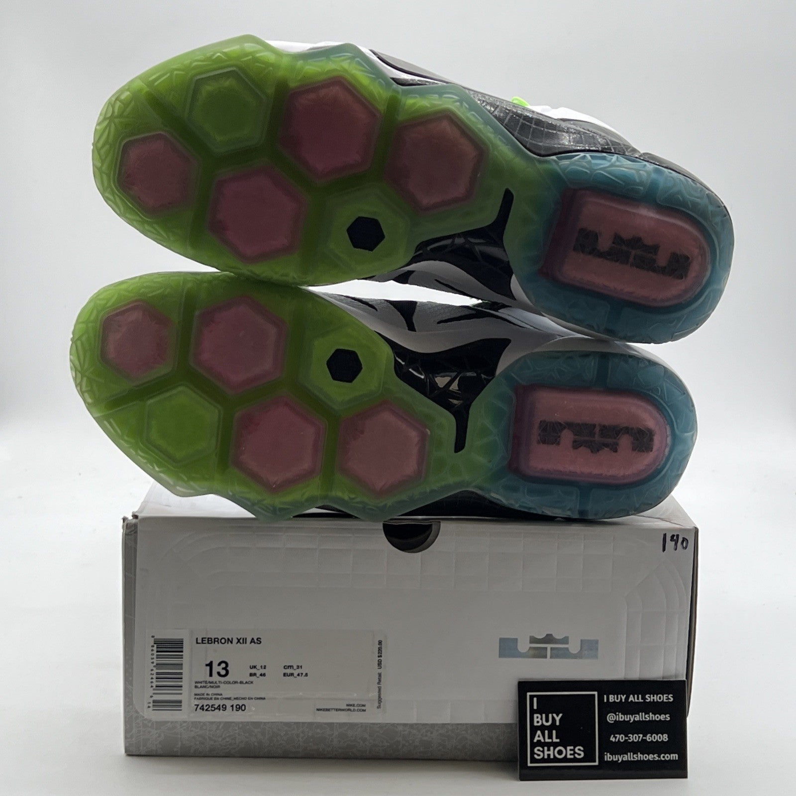 Size 13 - Nike LeBron 12 All Star (742549-190)