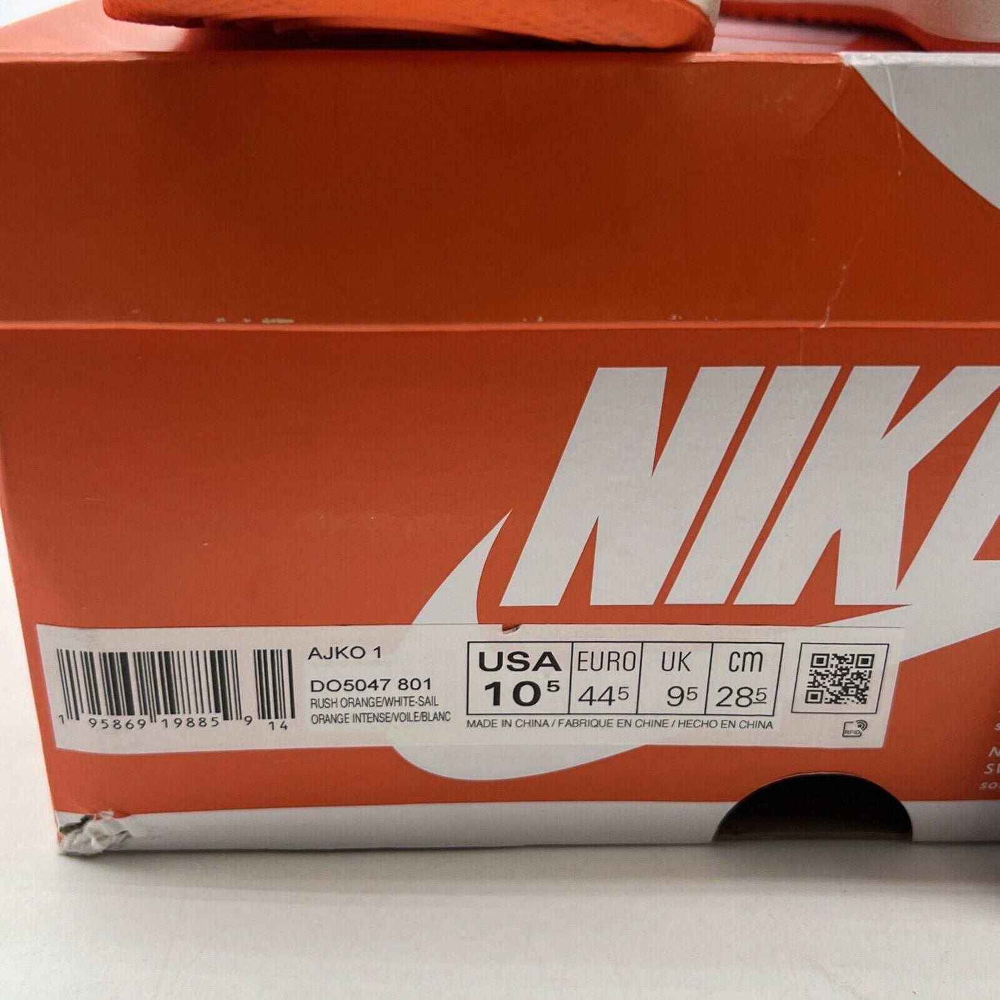 Size 10.5 - Air Jordan 1 KO High Syracuse (DO5047-801)