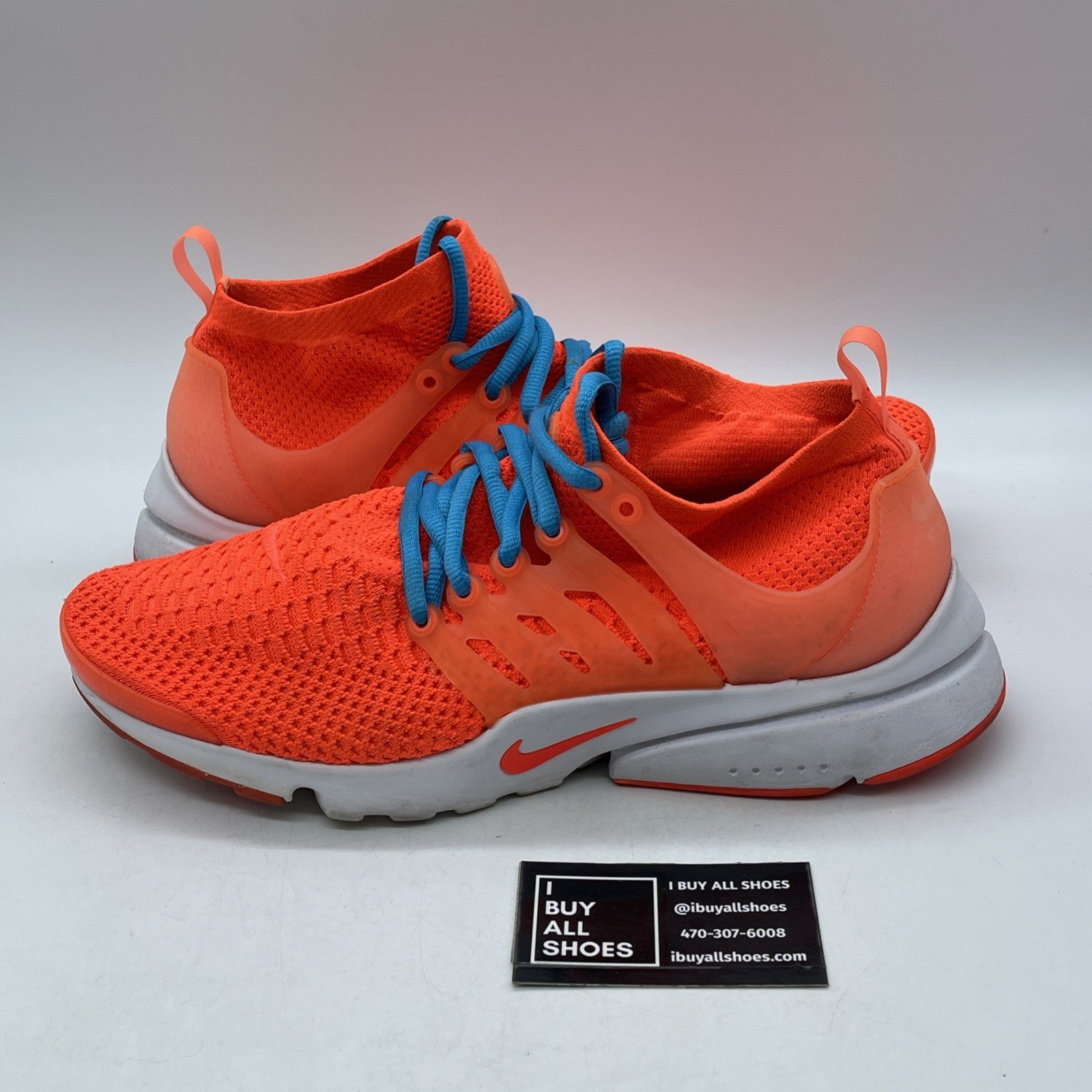 Size 11.5 - Nike Air Presto Flyknit Ultra Total Crimson (835570-800)