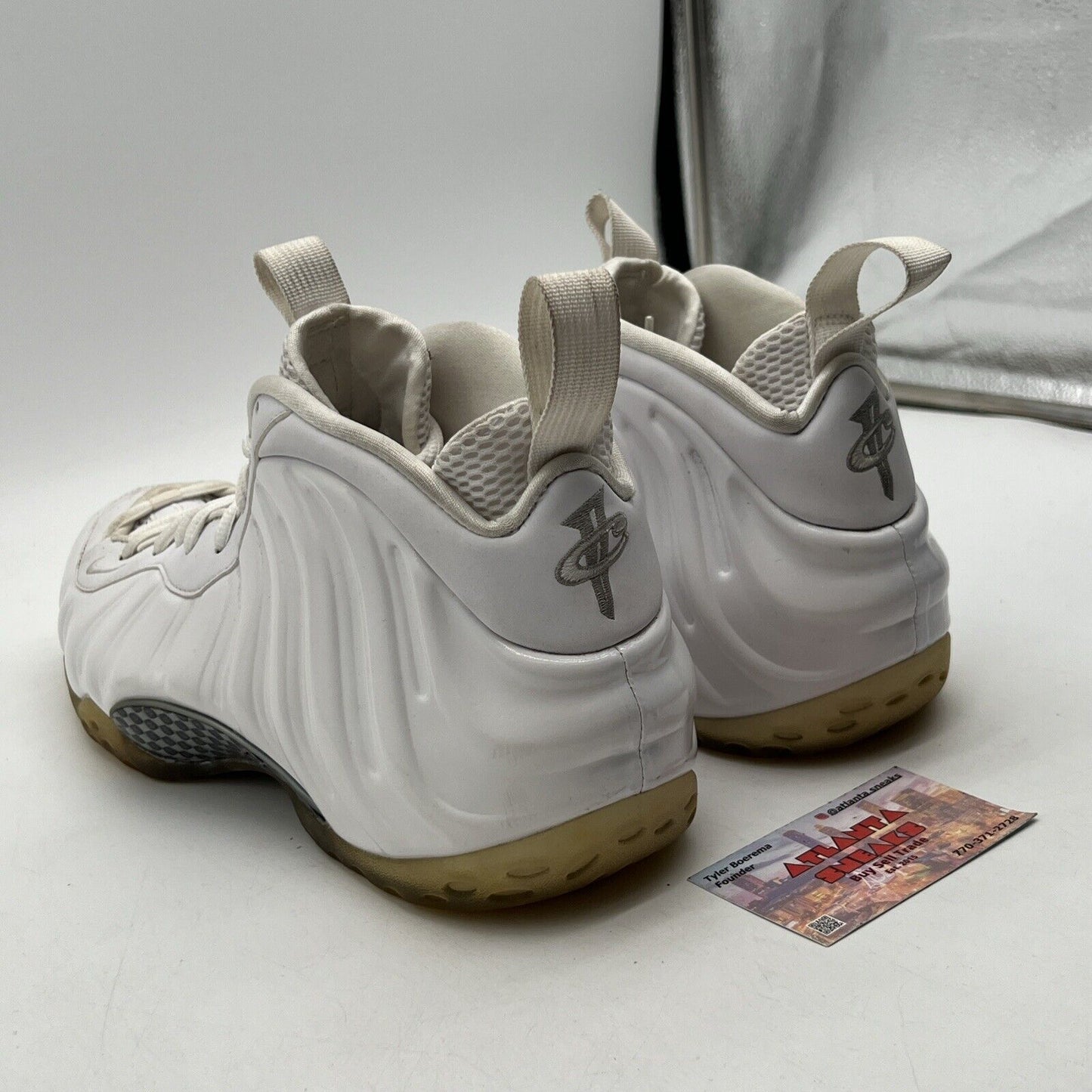 Size 13 - Nike Air Foamposite One White-Out (314996-100)