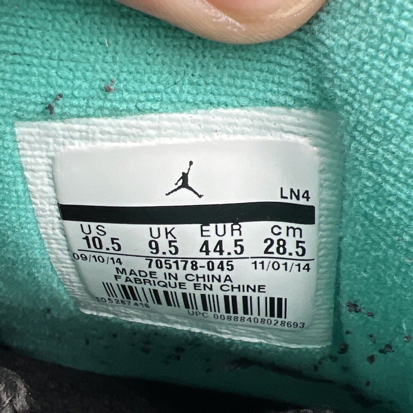 Size 10.5 - Air Jordan 10 Retro Lady Liberty (706178-045)