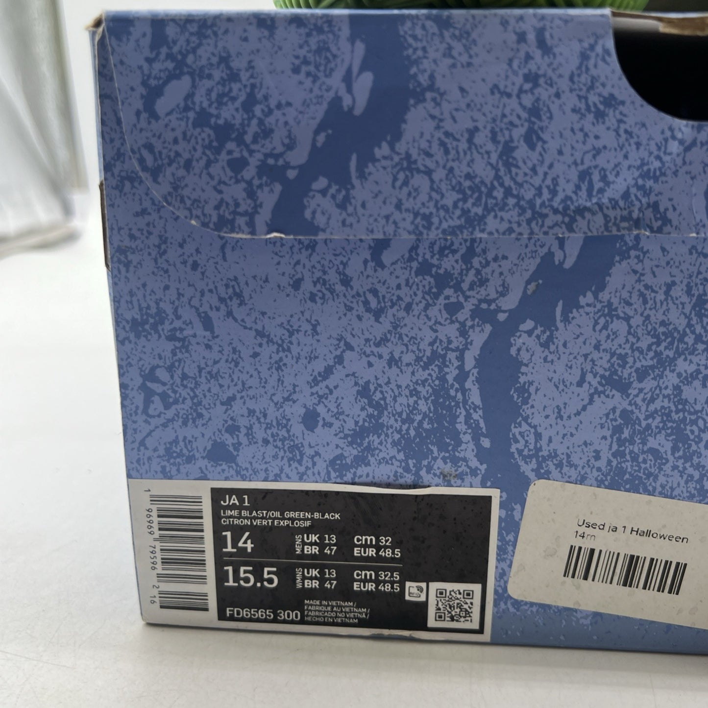 Size 14 - Nike Ja 1 NRG Halloween - Zombie (FD6565-300)