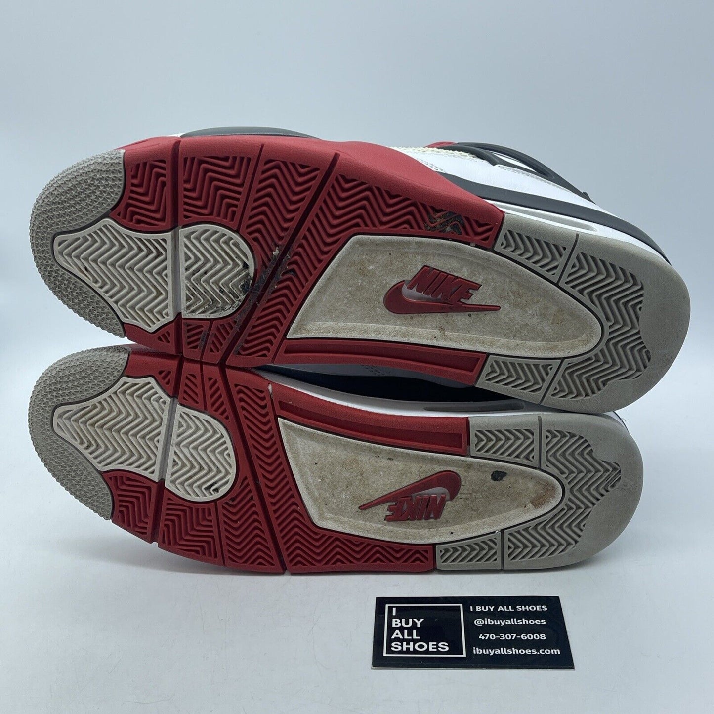 Size 11 - Jordan 4 Retro OG Mid Fire Red Black White Leather (DC7770-160)