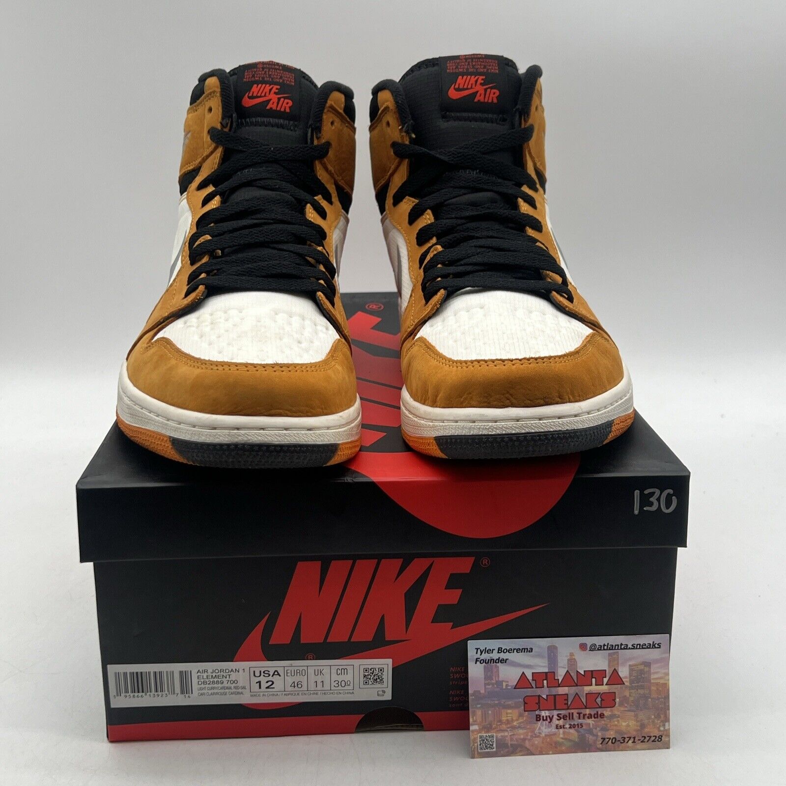 Size 12 - Air Jordan 1 Element GORE-TEX High Light Curry (DB2889-700)