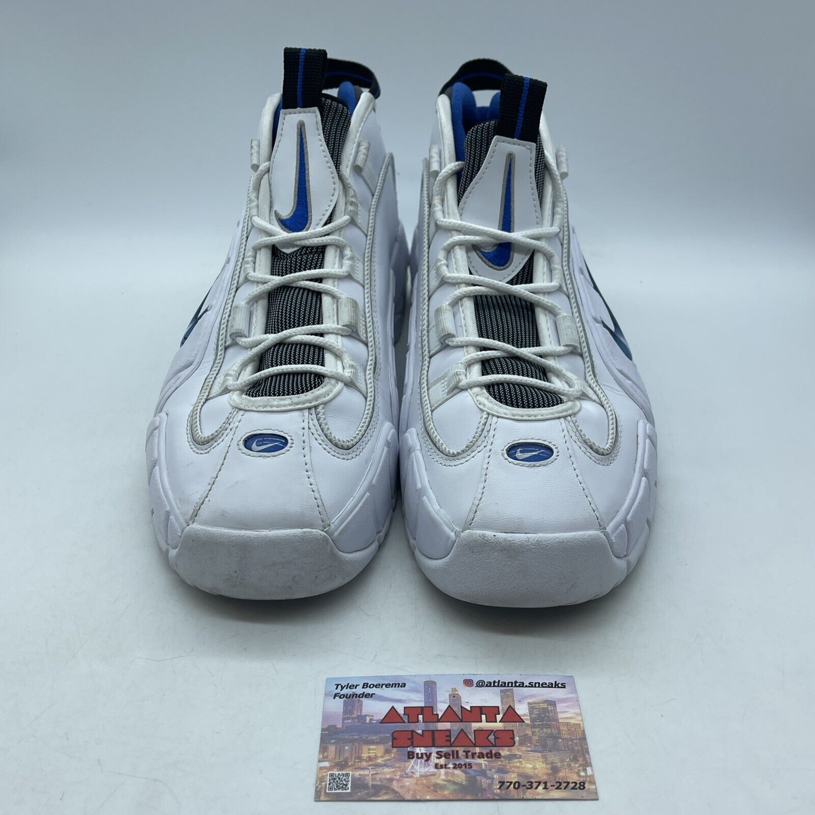 Size 11 - Nike Air Max Penny 1 Home Blue Black White Suede Leather (DV0684-100)