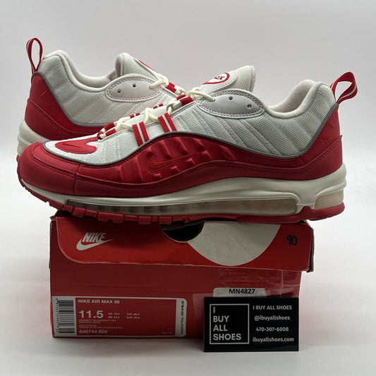 Size 11.5 - Nike Air Max 98 University Red (640744-602)