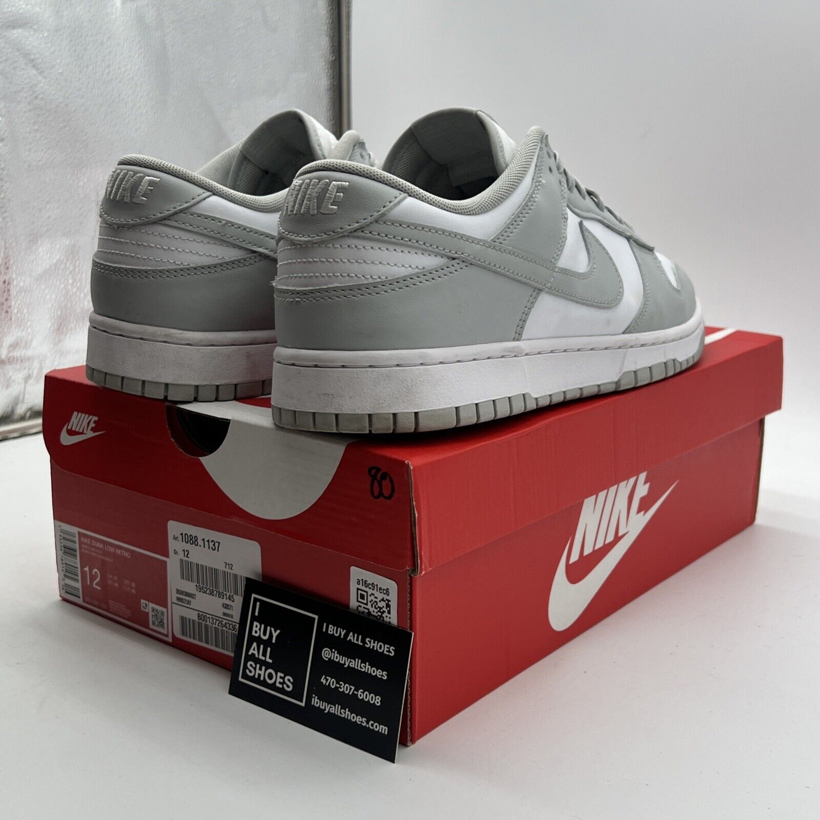 Size 12 - Nike Dunk Low Grey Fog (DD1391-103)