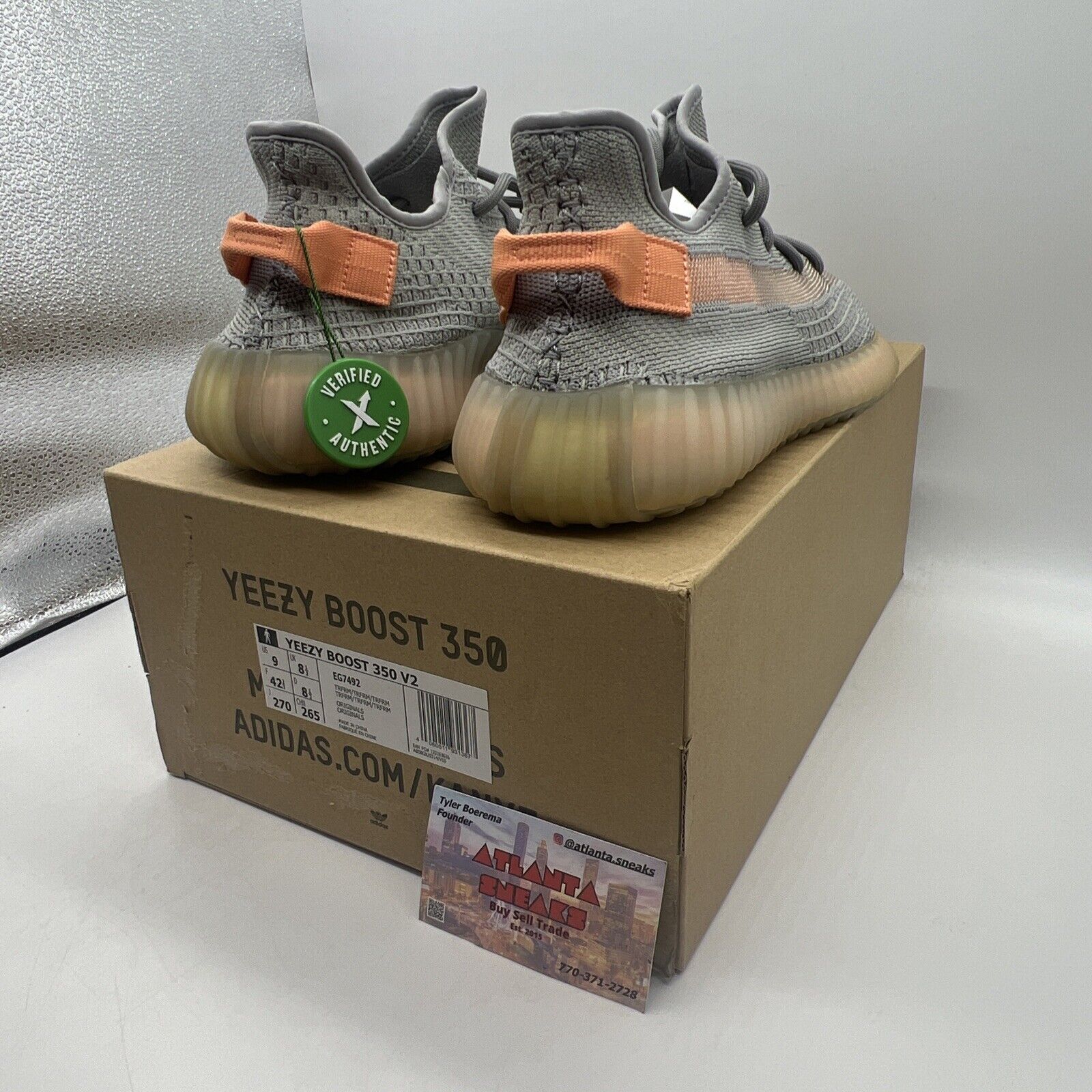 Size 9 - adidas Yeezy Boost 350 V2 True Form Brand New Og All