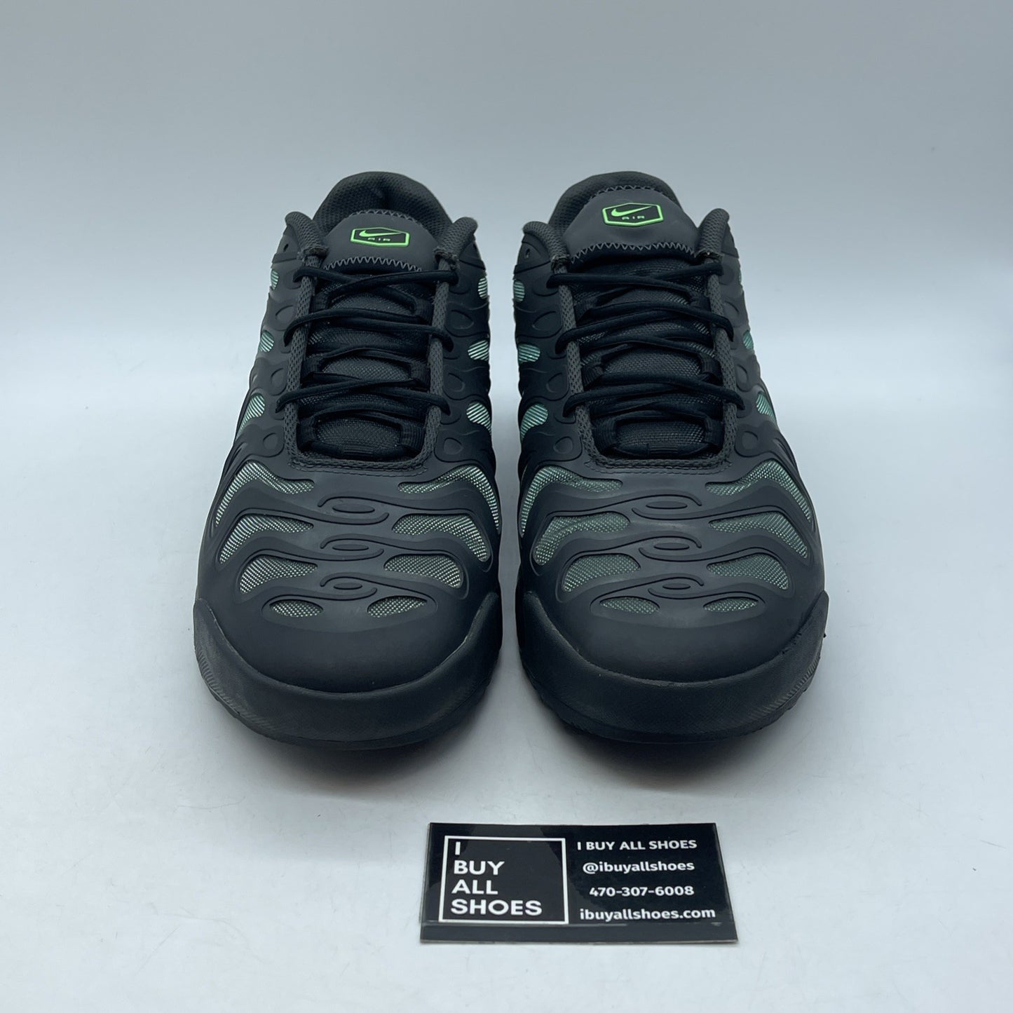 Size 12 - Nike Air Max Plus Drift Black Green Strike Black Leather (FD4290-006)