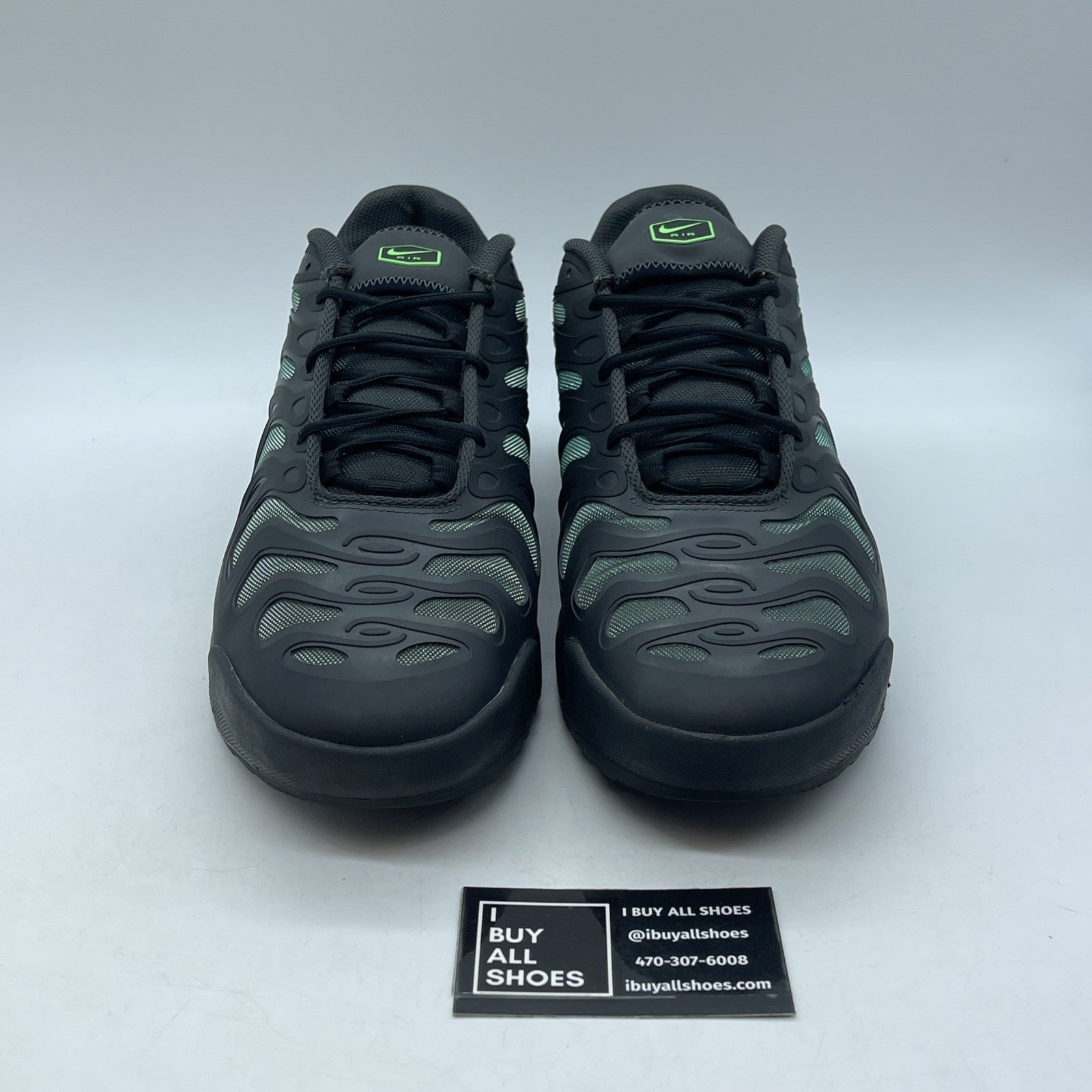 Size 12 - Nike Air Max Plus Drift Black Green Strike Black Leather (FD4290-006)