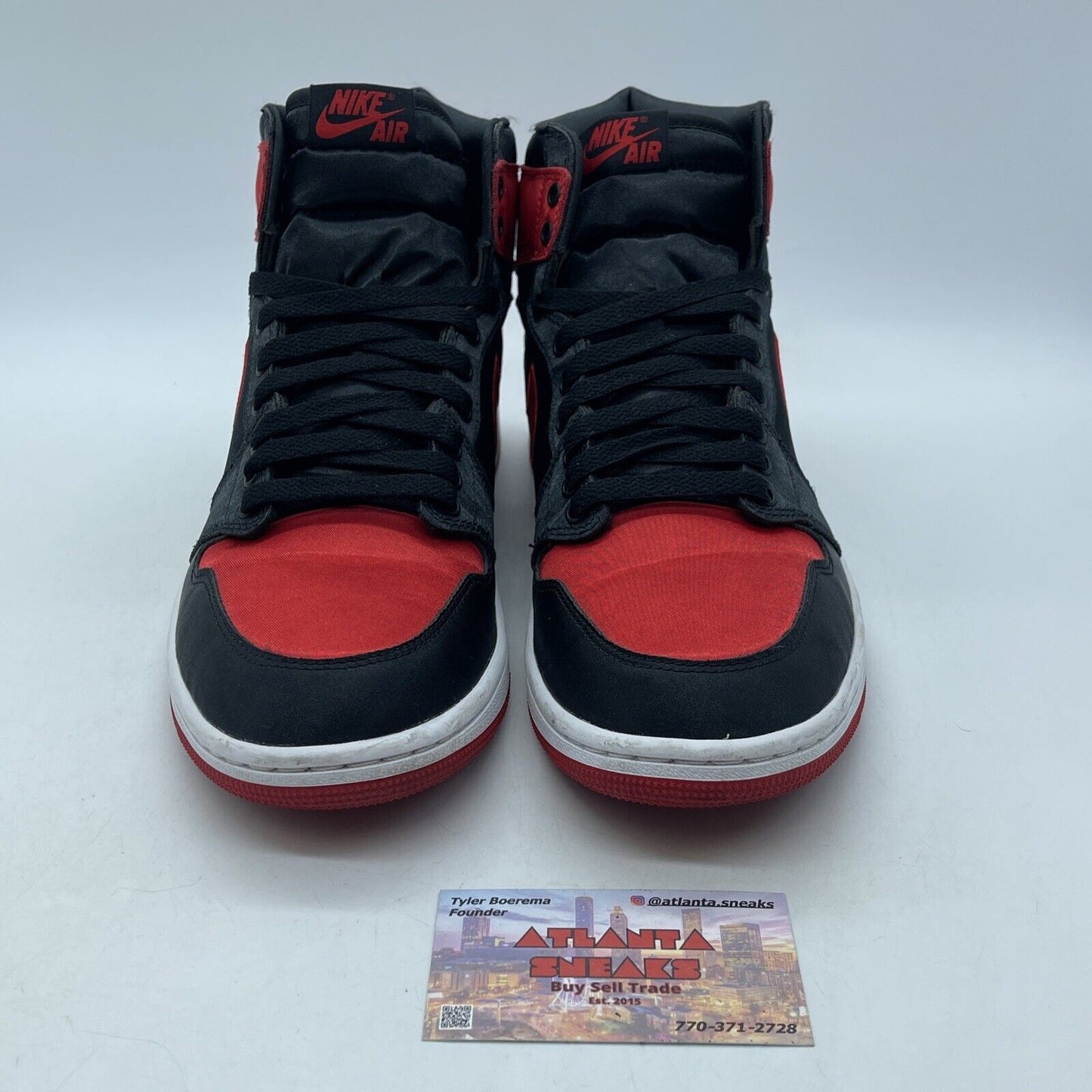 Size 10W - Air Jordan 1 Retro OG 2023 High Satin Bred Red Suede (FD4810-061)