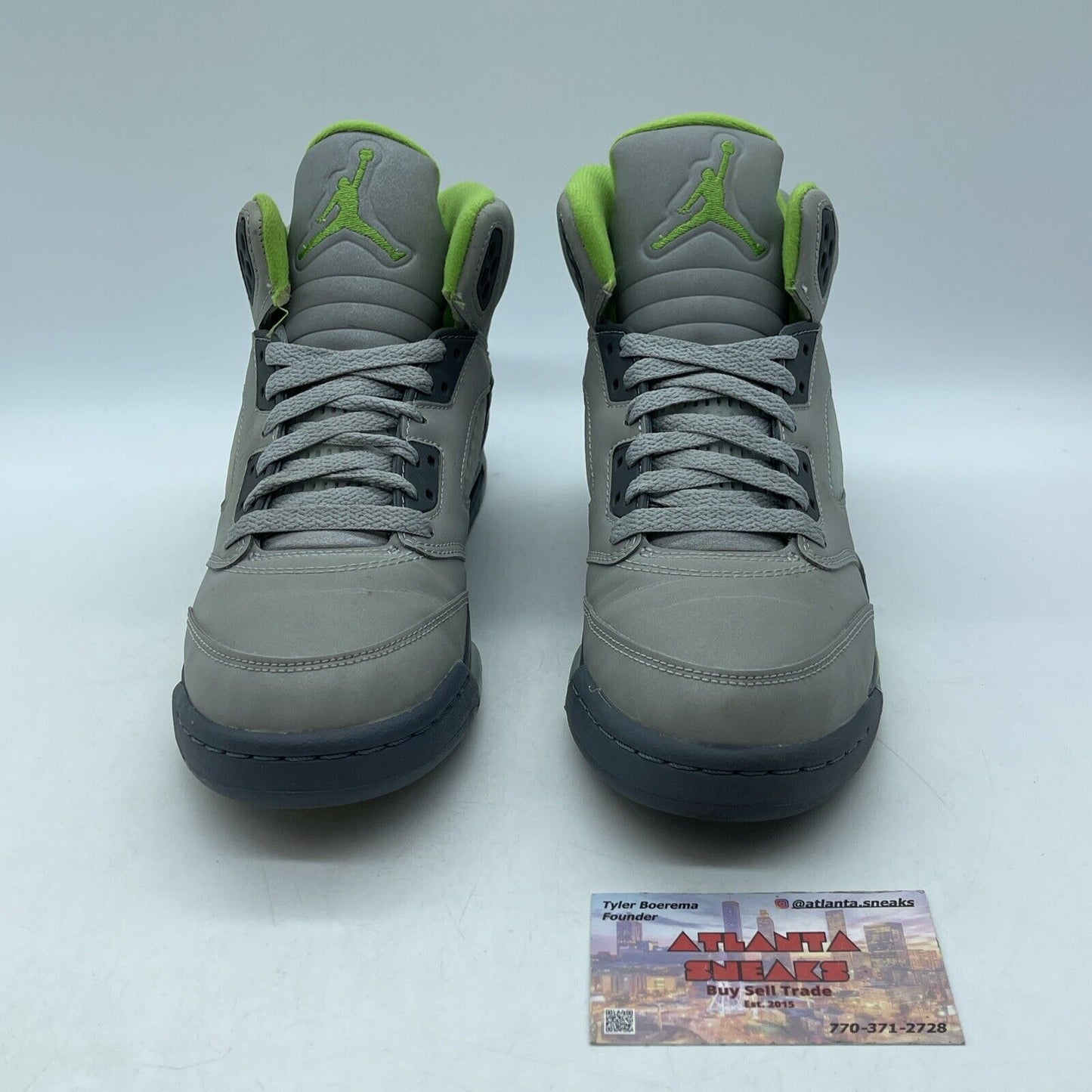 Size 6 (GS) - Jordan 5 Retro 2022 Mid Green Bean Grey (DQ3734-003)