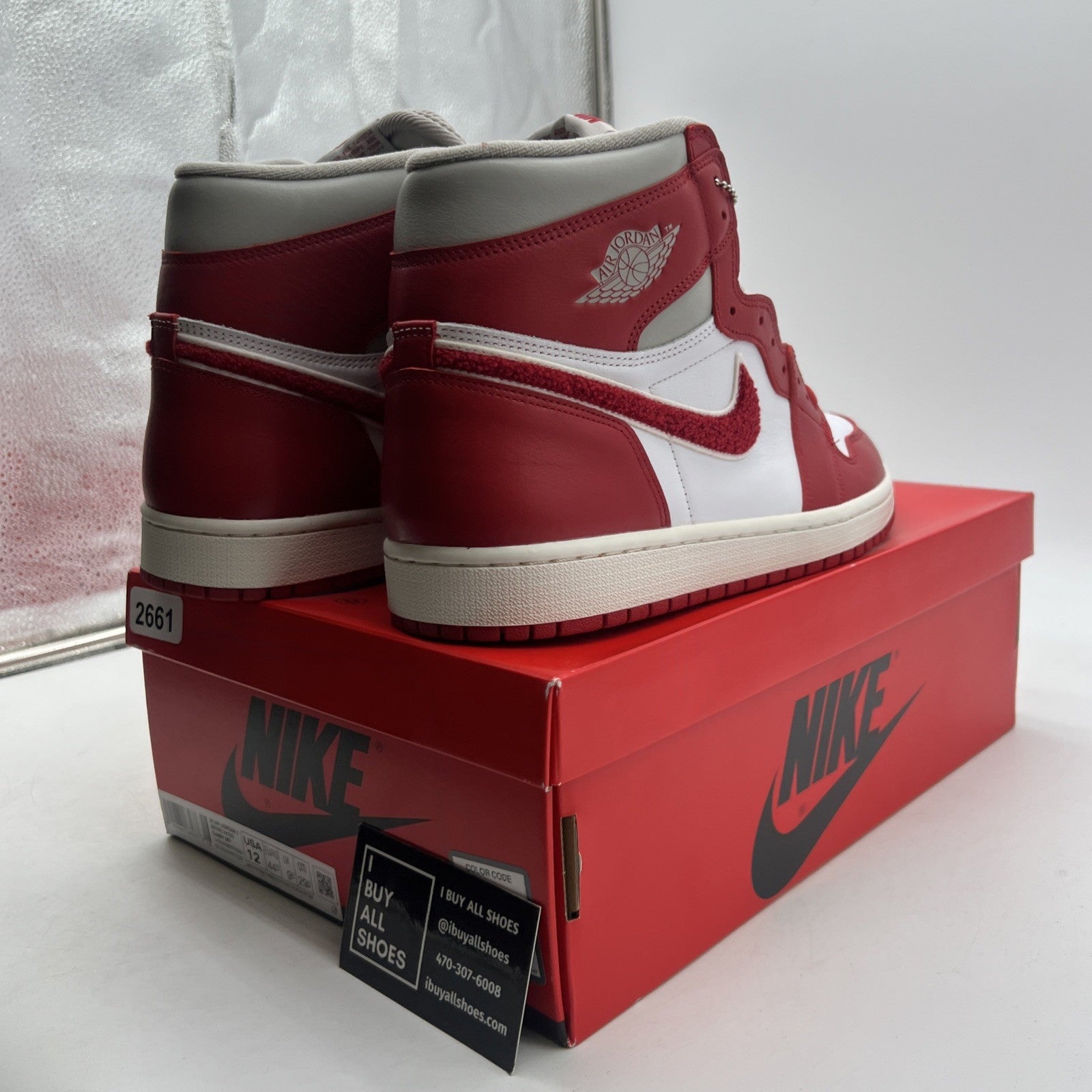 Size 12W - Air Jordan 1 Retro High OG Varsity Red (DJ4891-061)