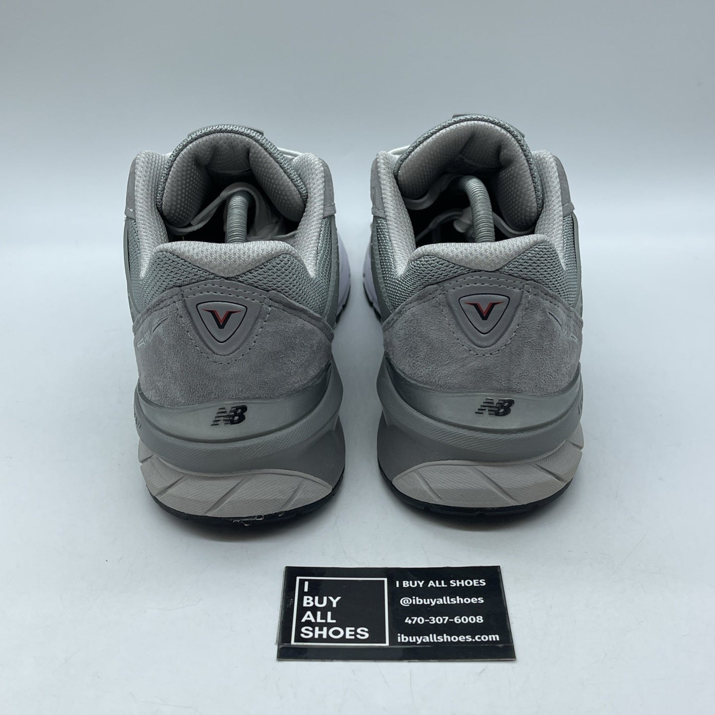 Size 12 - New Balance 990v5 Made in USA Low Castlerock Grey Suede (M990GL5)
