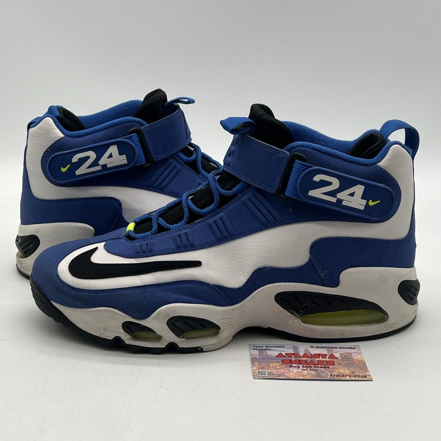 Size 13 - Nike Air Griffey Max 1 Varsity Royal Black White Leather (354912-411)