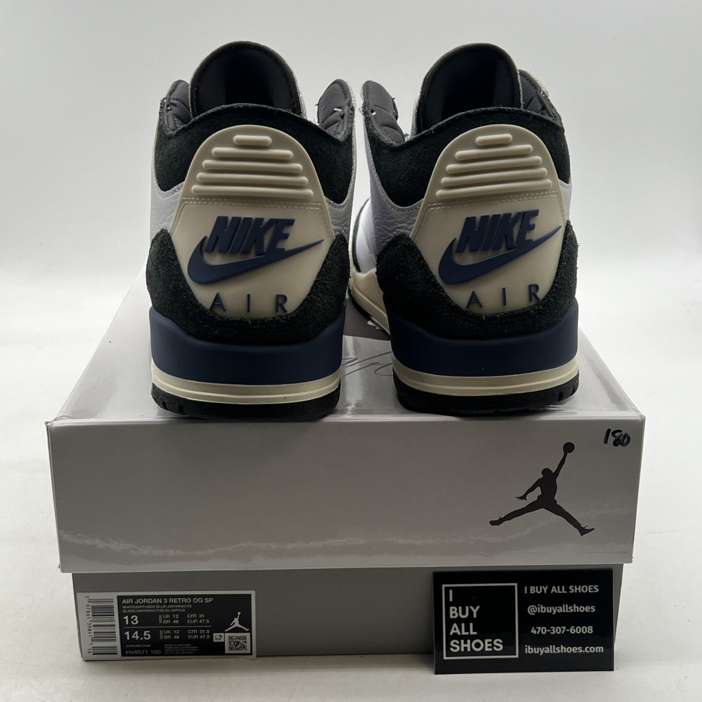 Size 13 - A Ma Maniére x Air Jordan 3 Retro OG SP For The Love (HV8571-100)