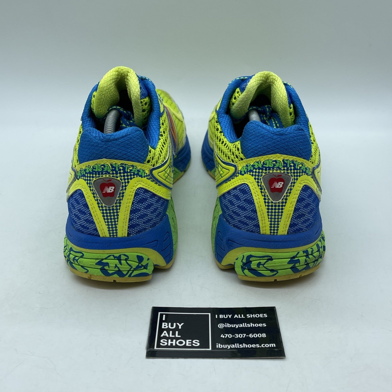 Size 12.5 - NYC Marathon New Balance - Blue Red Suede (M860NYC3)