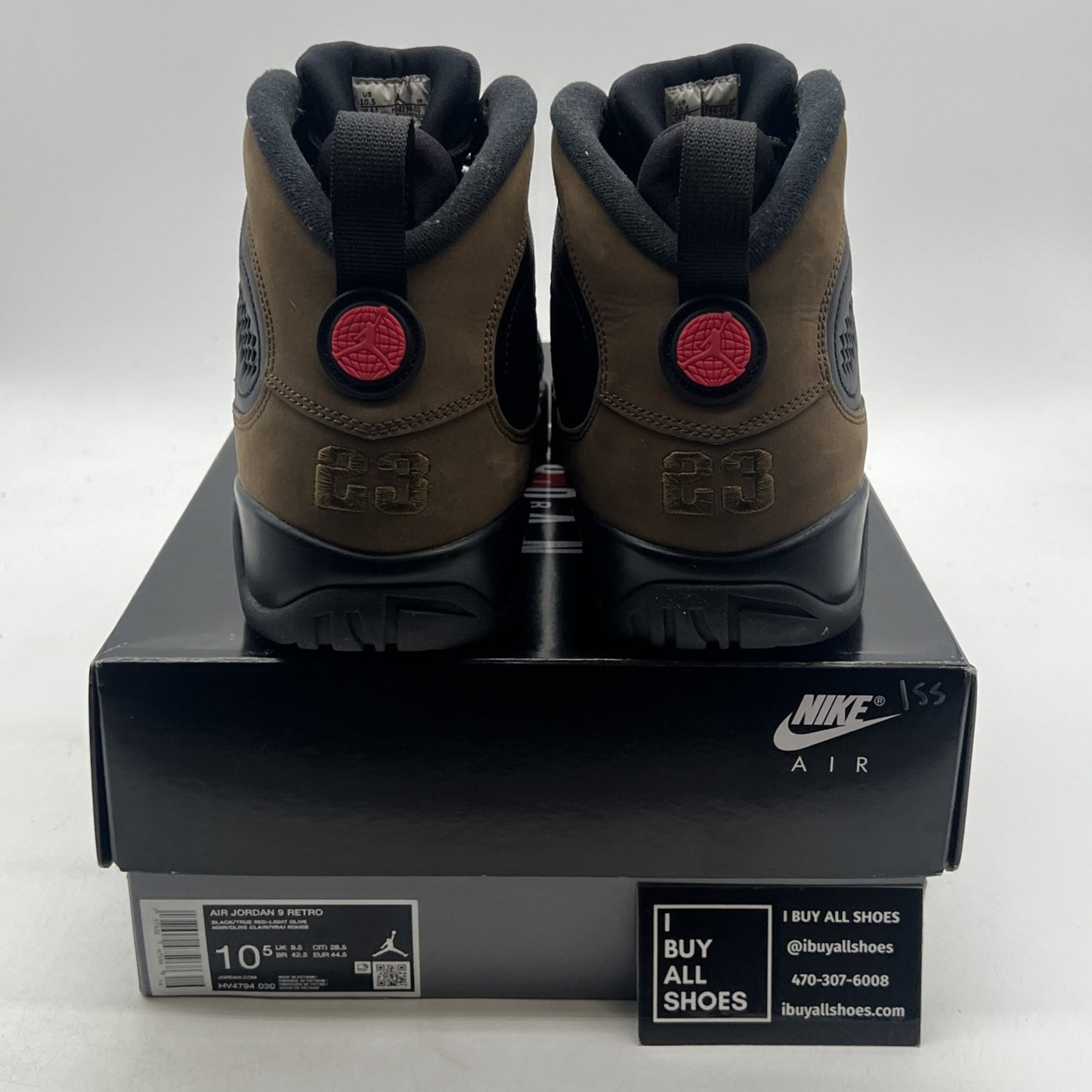 Size 10.5 - Air Jordan 9 Retro 2024 Olive (HV4794-030)