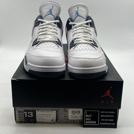 Size 13 - Air Jordan 4 Retro LS Columbia (314254-107)