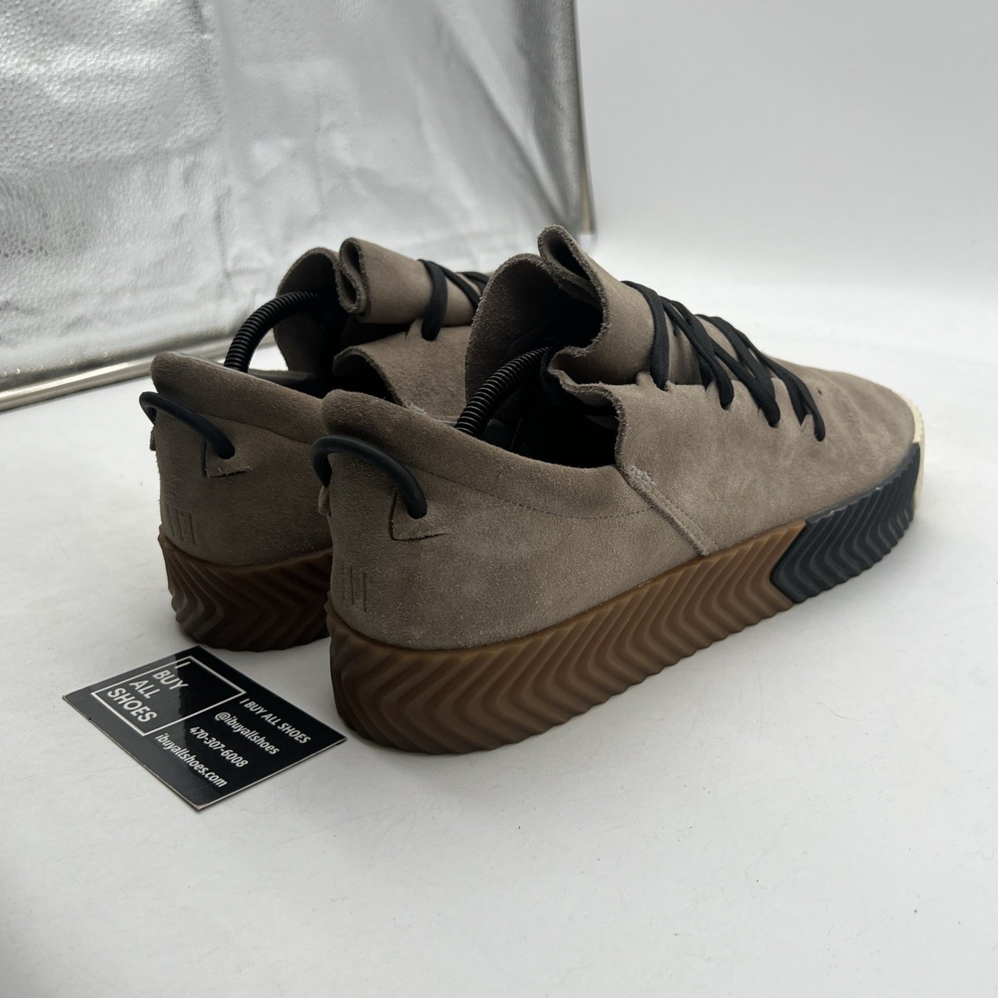 Size 12 - adidas Alexander Wang x AW Skate Light Grey (BY8910)