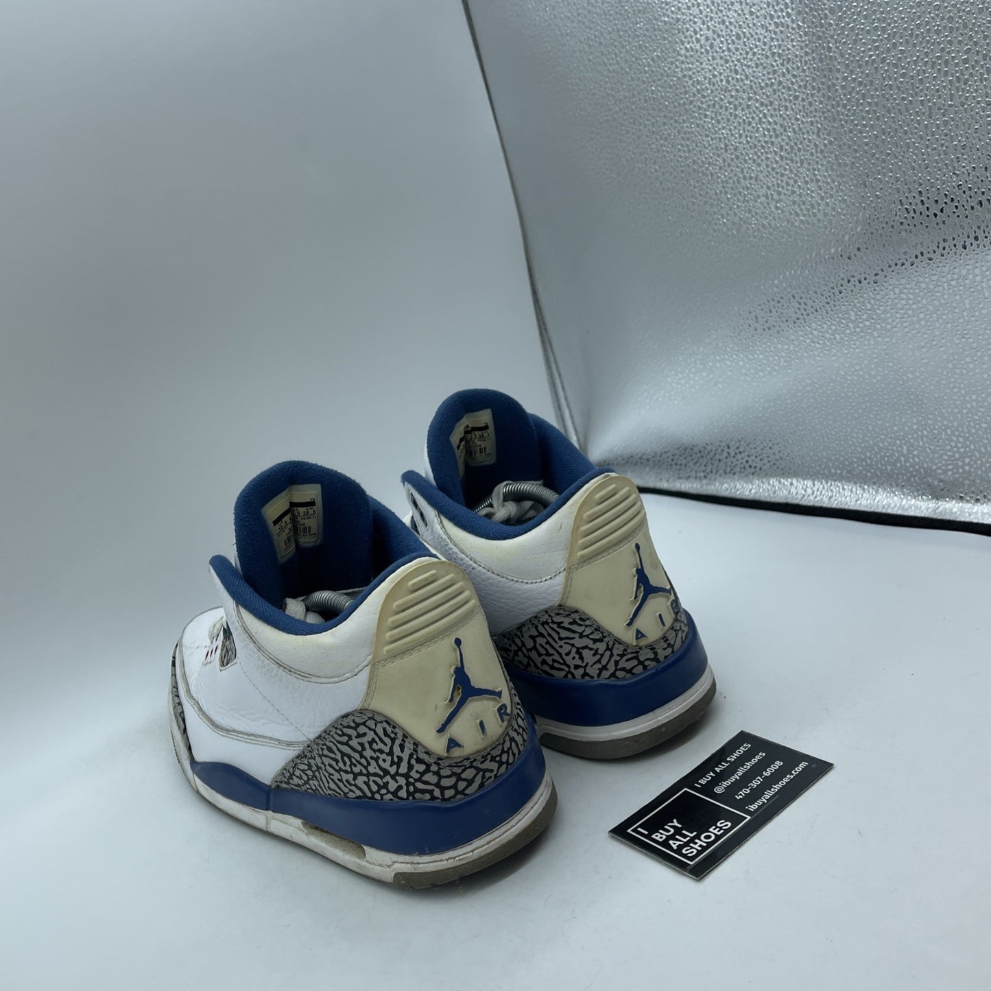Size 10.5 - Air Jordan 3 Retro 2011 True Blue (136064-104)