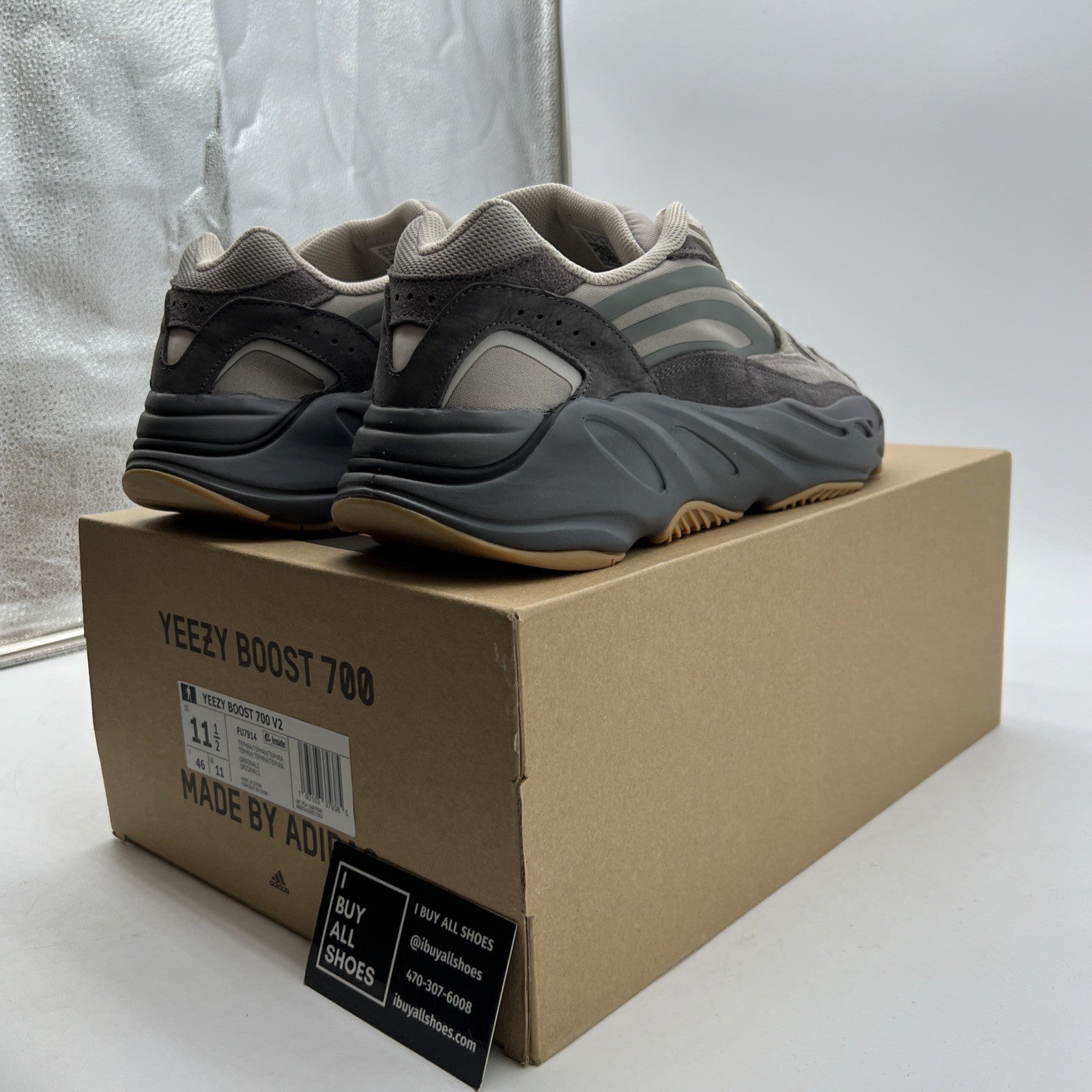 Size 11.5 - adidas Yeezy Boost 700 V2 Tephra (FU7914)