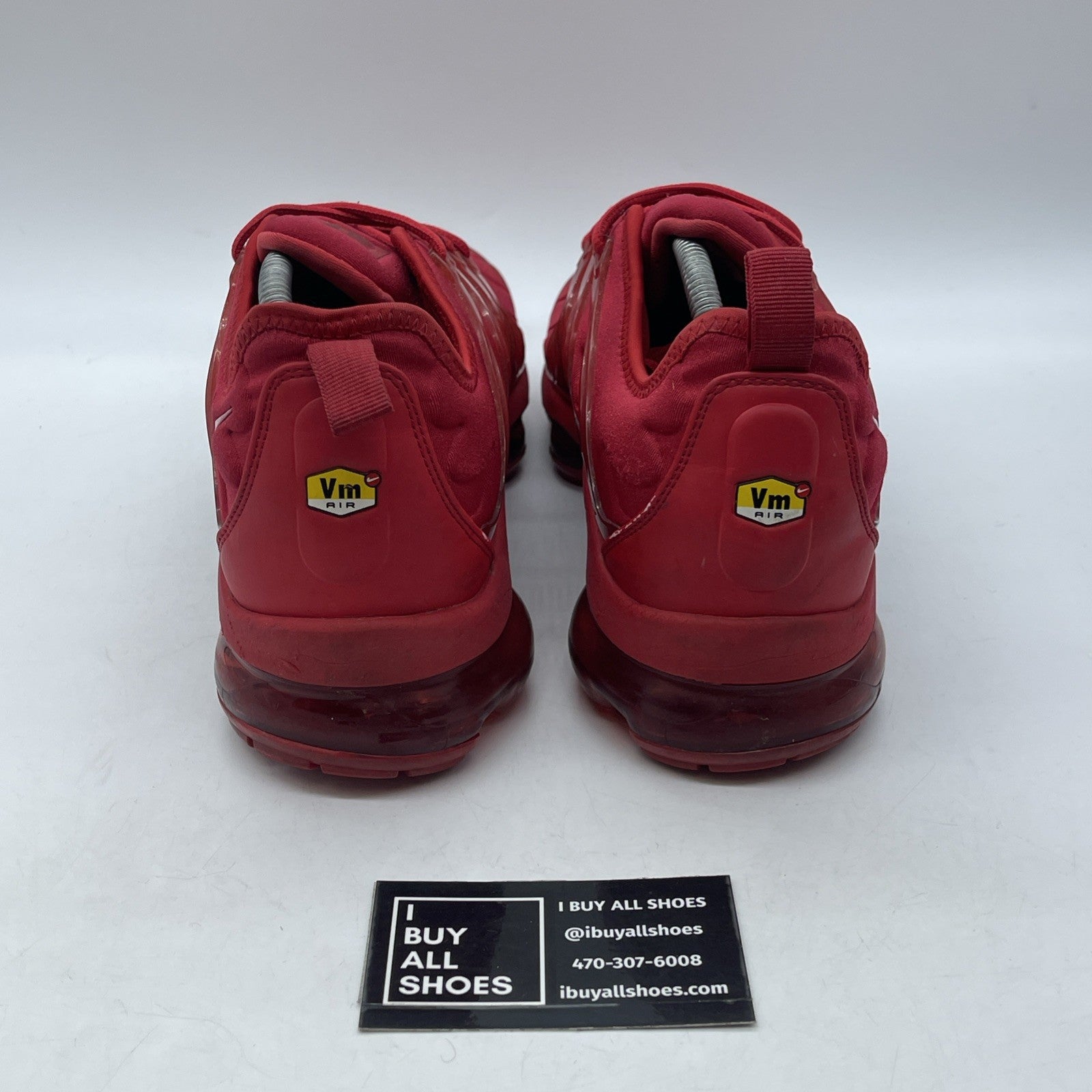 Size 11 - Nike Air VaporMax Plus Triple Red Suede Leather (CW6973-600)