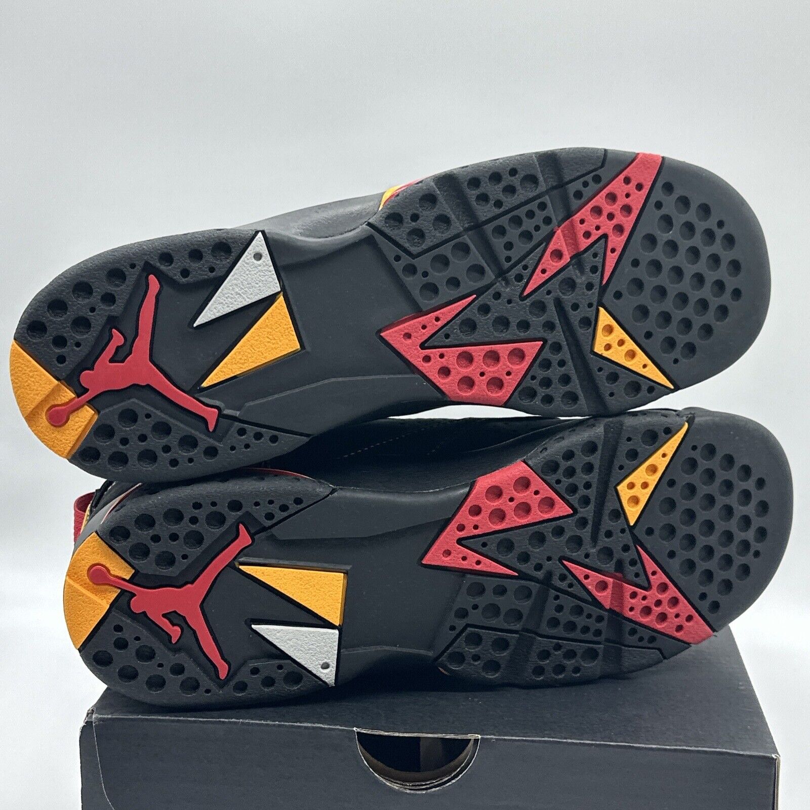 Big Kid's Jordan 7 Retro Citrus Black/Citrus-Varsity Red (DQ6040 081) 7Y