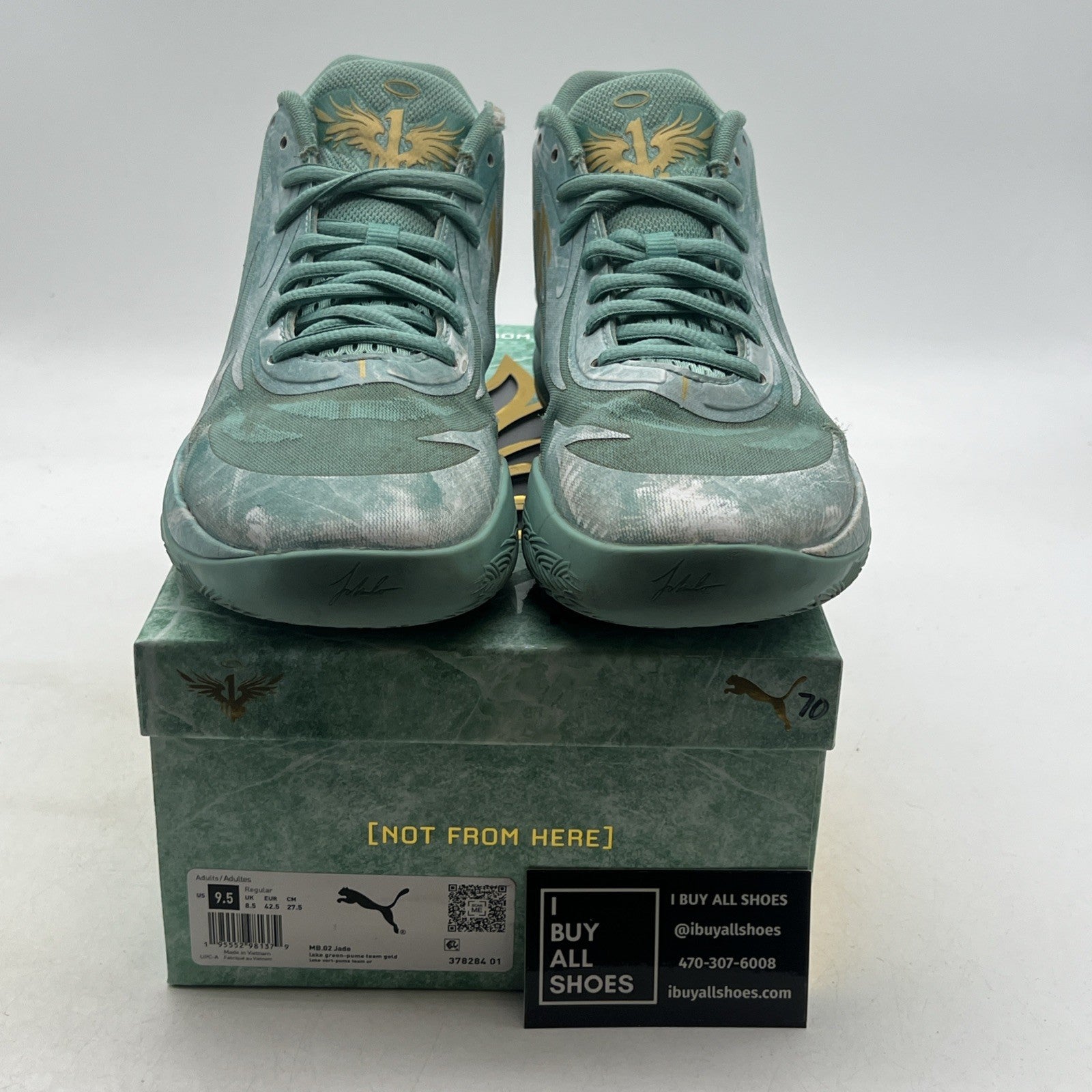 Size 9.5 - PUMA MB.02 Jade - (378284-01)