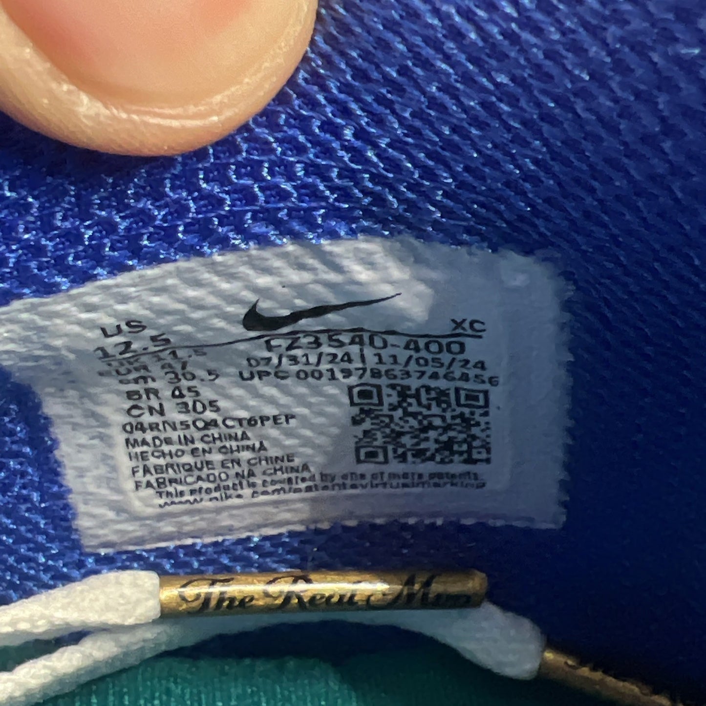 Size 12.5 - Nike Zoom KD 4 The Real MVP - Hyper Royal (FZ3540-400)