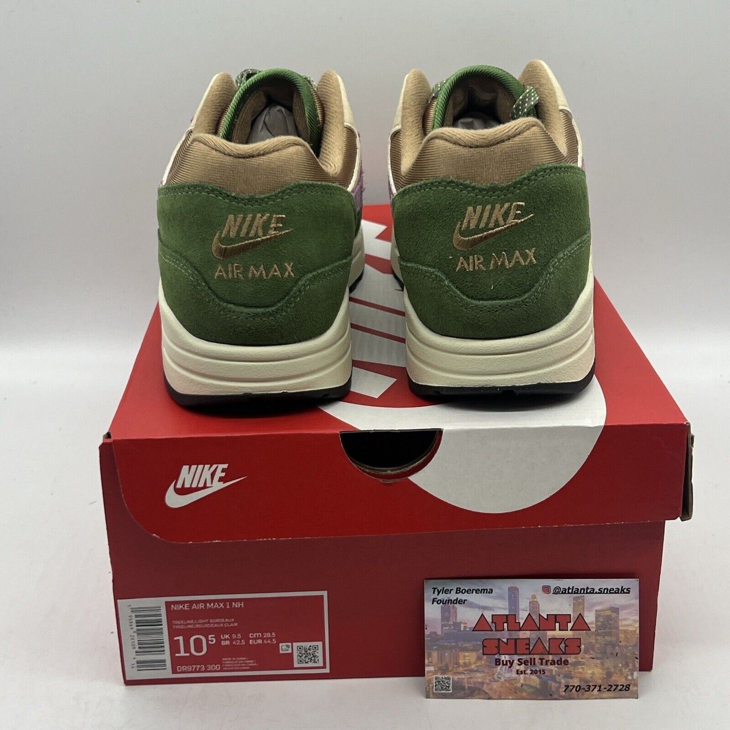 Size 10.5 - Nike Air Max 1 NH Treeline 2022 Brand New Og All