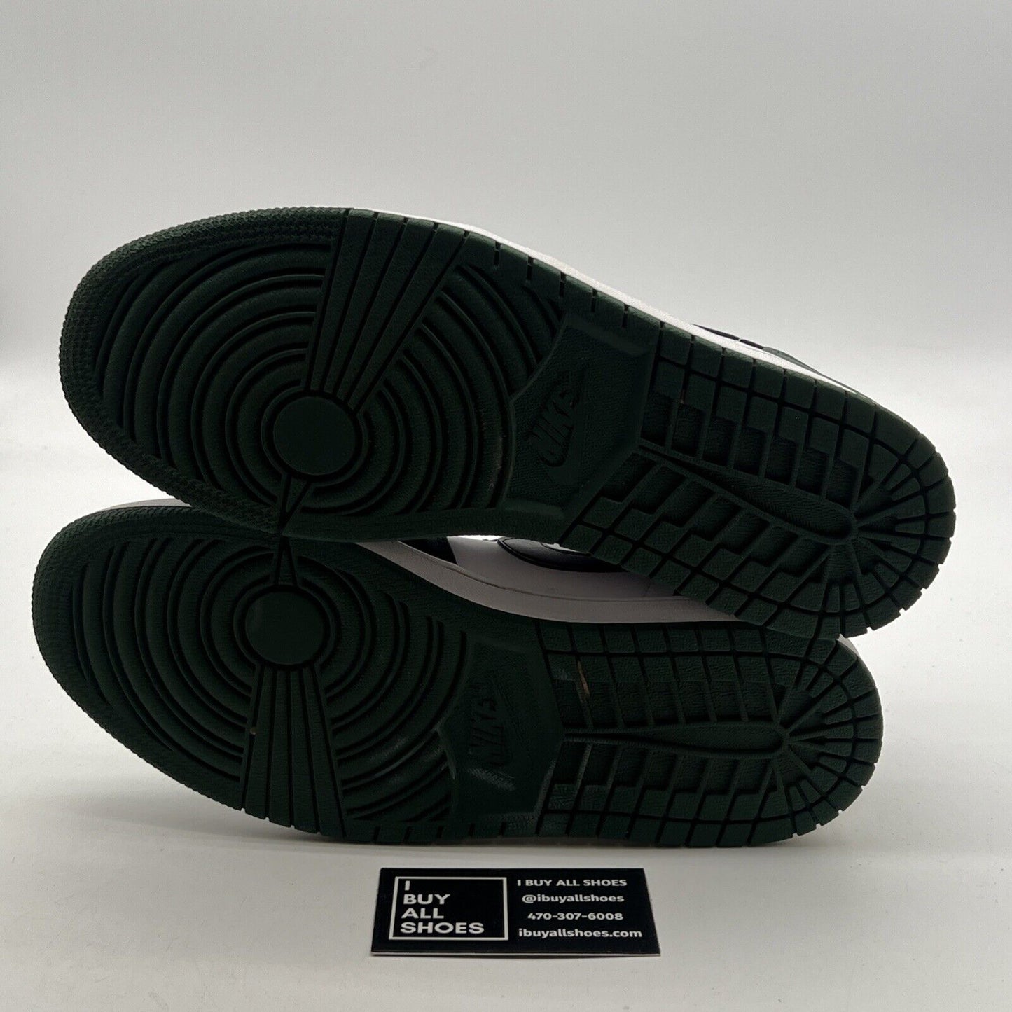 Size 10 - Air Jordan 1 Low Green Toe 2021 (553588-371)