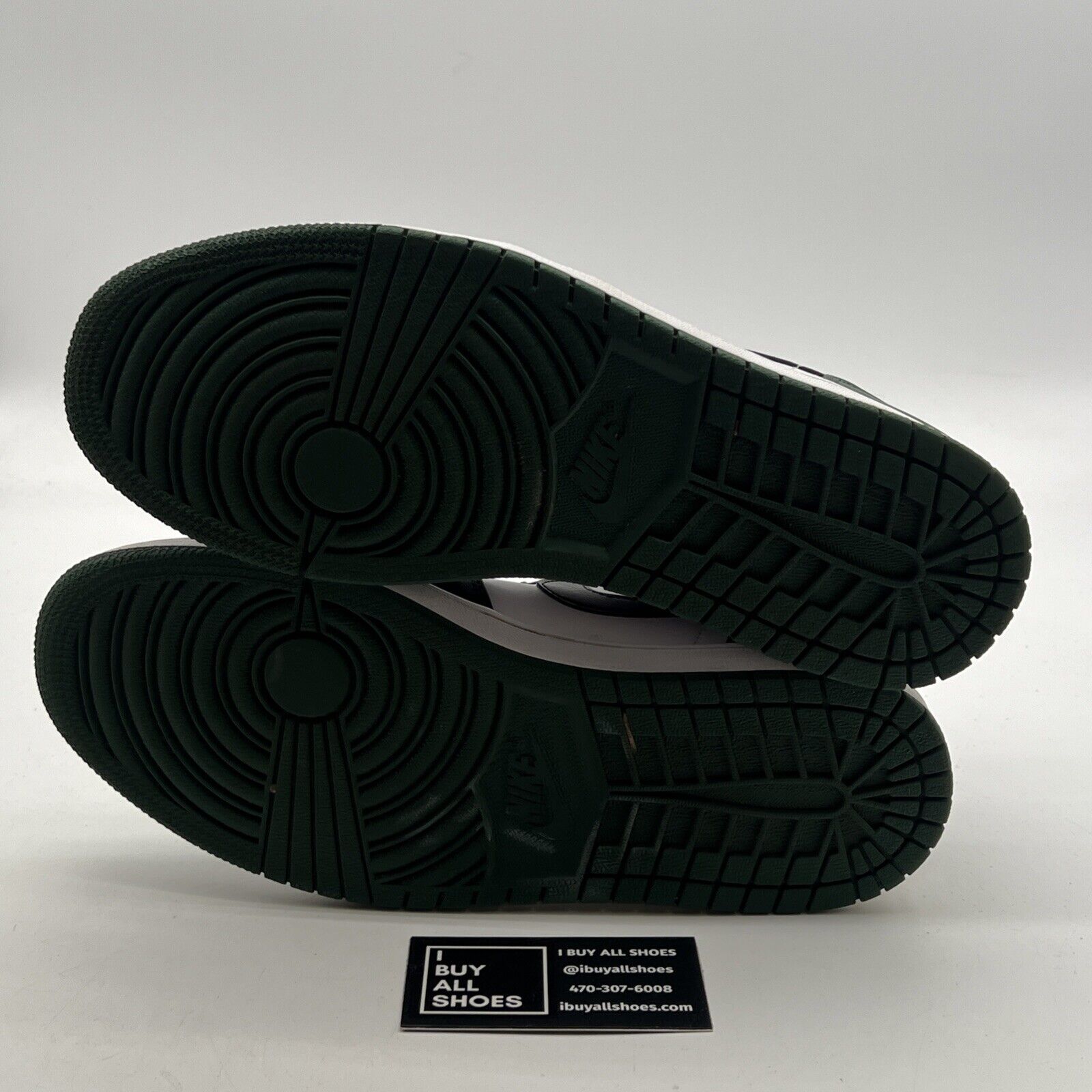 Size 10 - Air Jordan 1 Low Green Toe 2021 (553588-371)