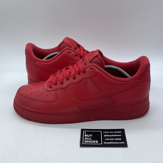 Size 12 - Nike Air Force 1 Low Triple Red Leather (CW6999-600)