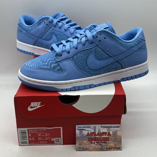 Size 8 - Nike Dunk Low Premium Topography - University Blue Brand New Og All