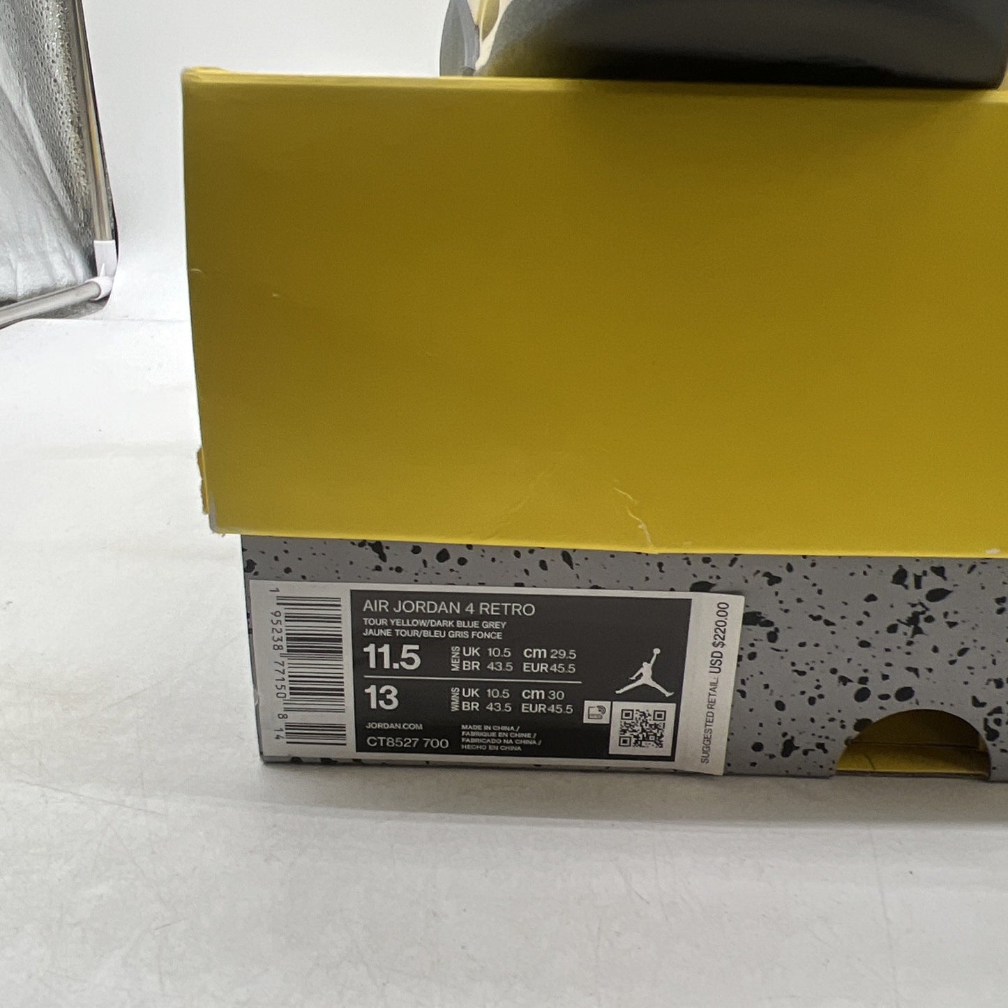 Size 11.5 - Air Jordan 4 Retro Mid Lightning (CT8527-700)
