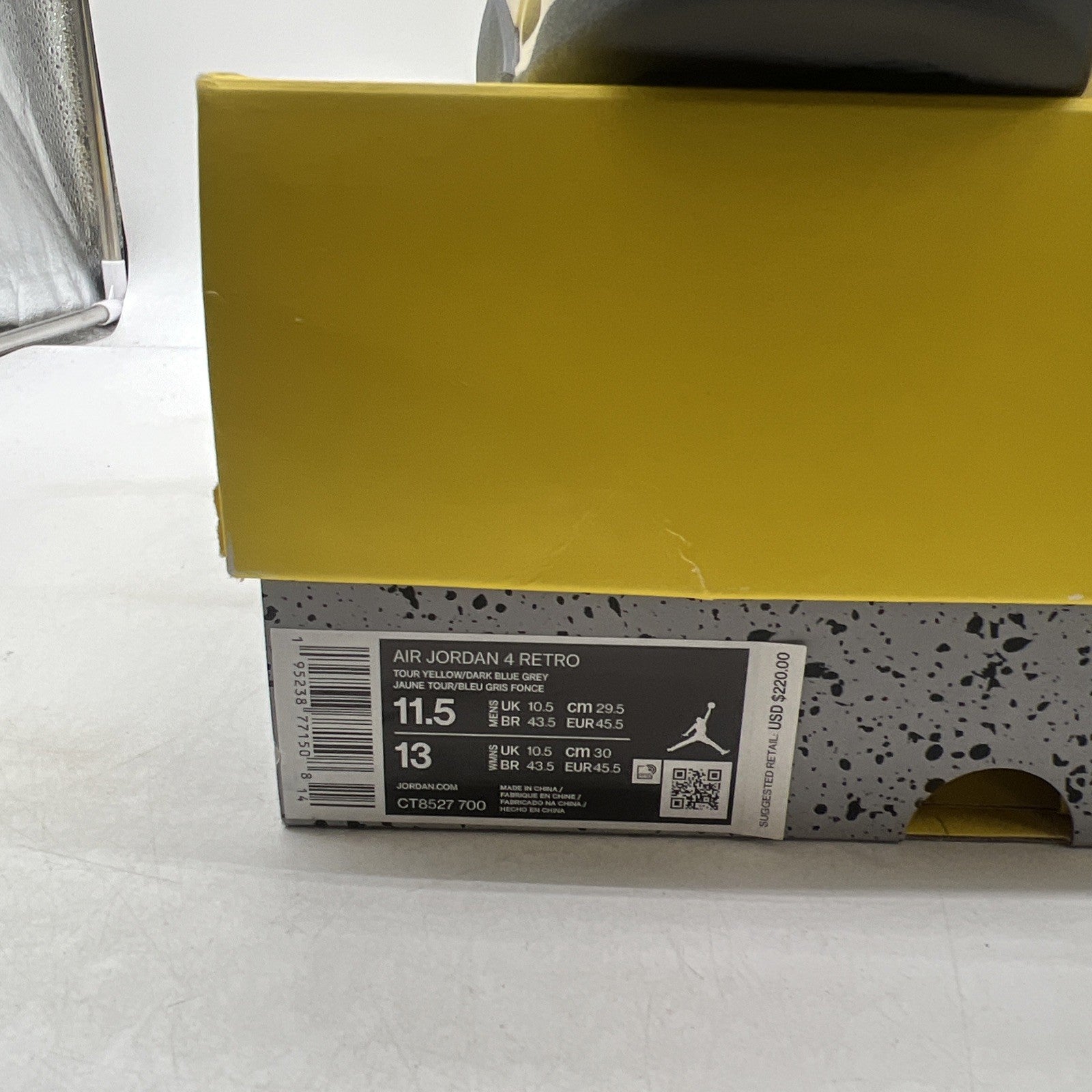 Size 11.5 - Air Jordan 4 Retro Mid Lightning (CT8527-700)